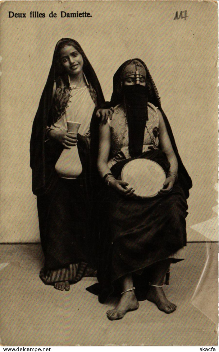 CPA Deux filles de Damiette EGYPT (823189)