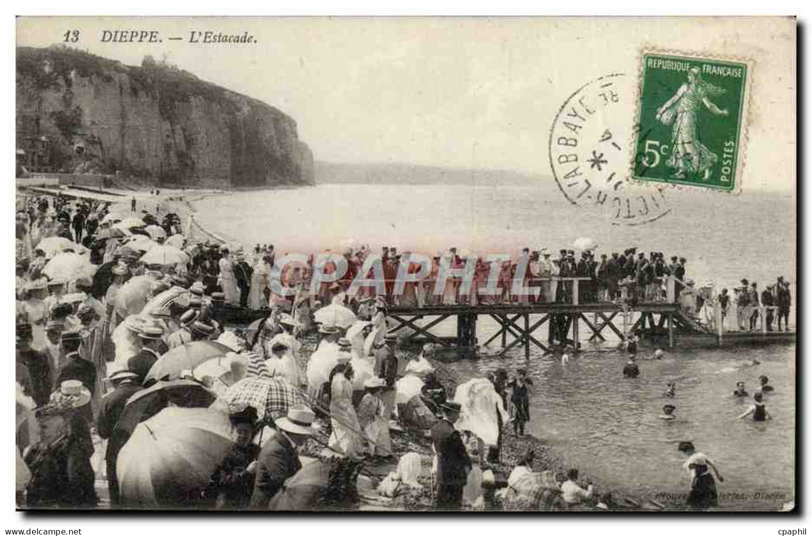 CPA Dieppe L'Estacade