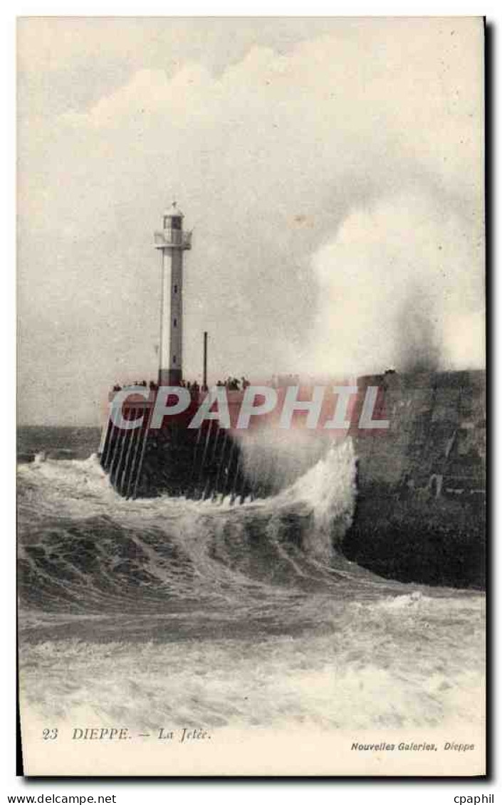 CPA Dieppe La Jetee