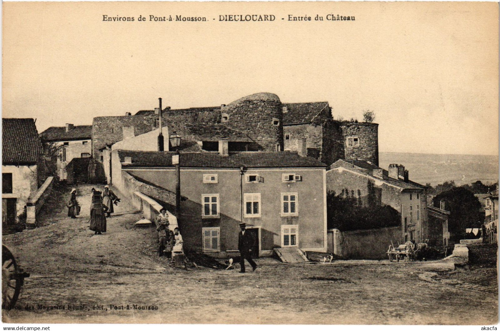 CPA Dieulouard entree du chateau (1466385)