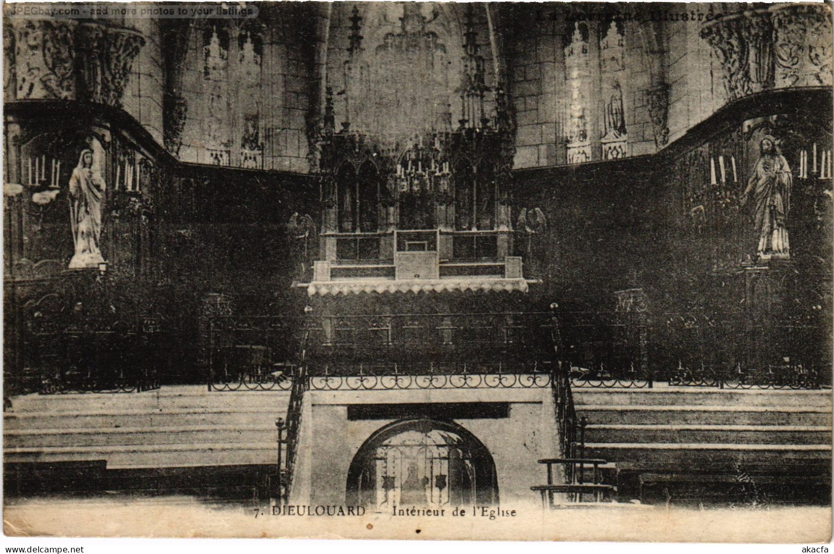 CPA Dieulouard interieur de l'eglise (1472110)