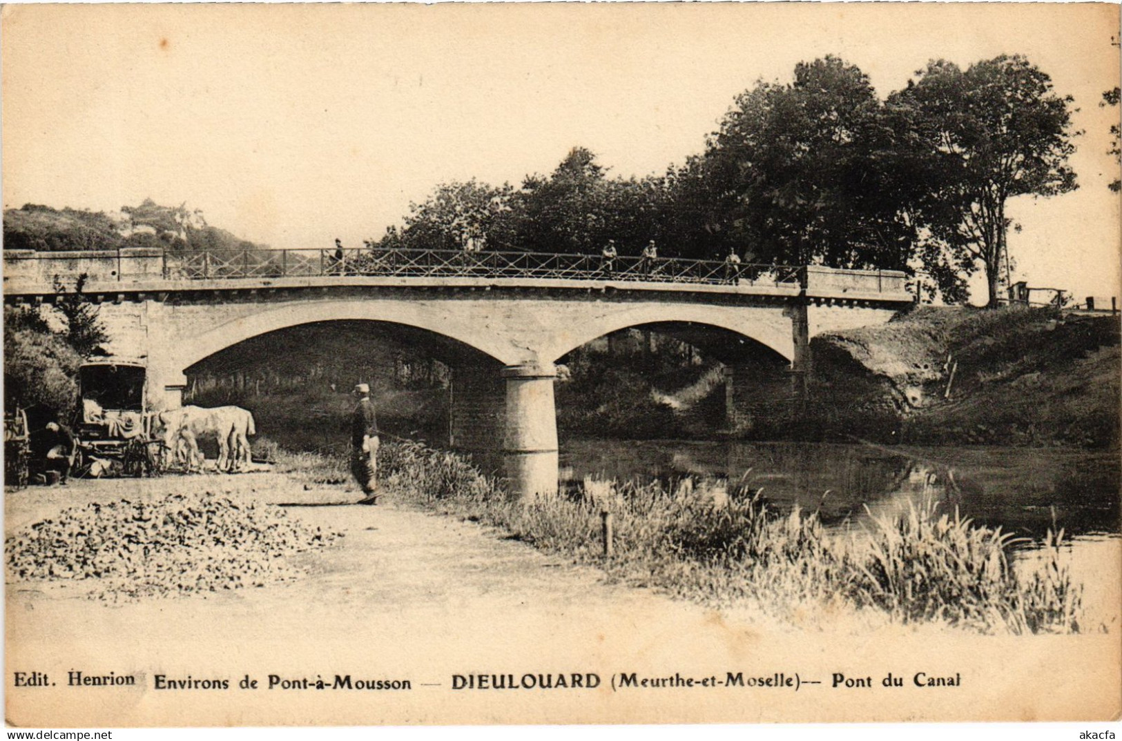CPA Dieulouard Pont du Canal (1466464)
