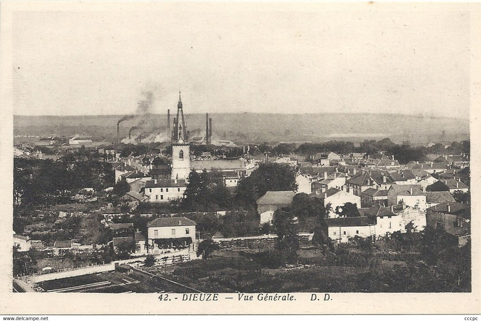 CPA Dieuze Vue générale