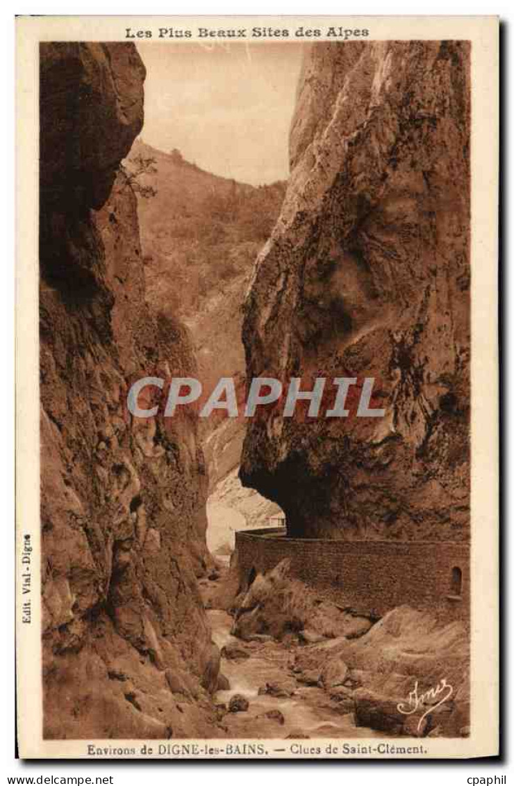 CPA Digne Les Bains Clues de Saint Clement