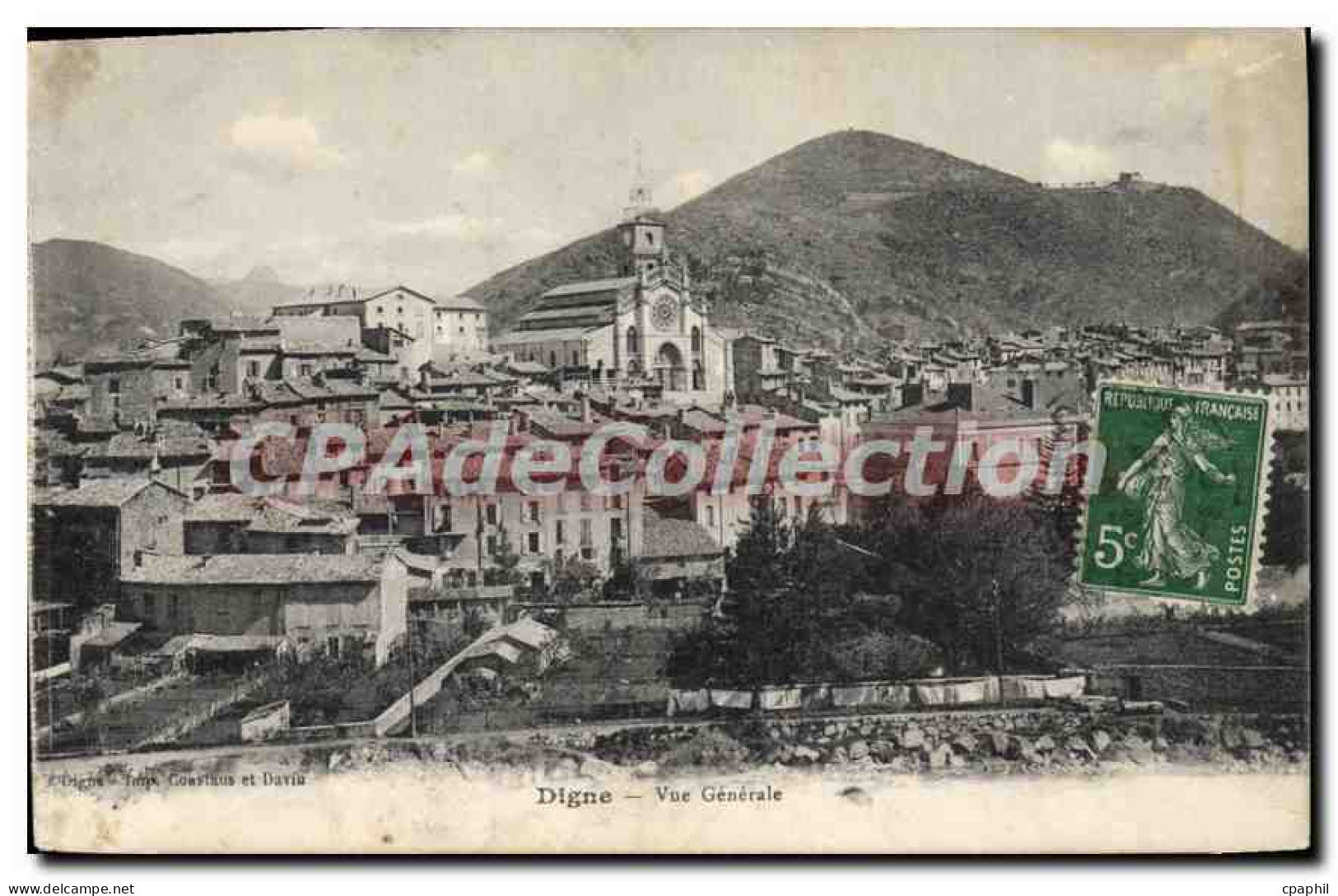 CPA Digne Vue generale