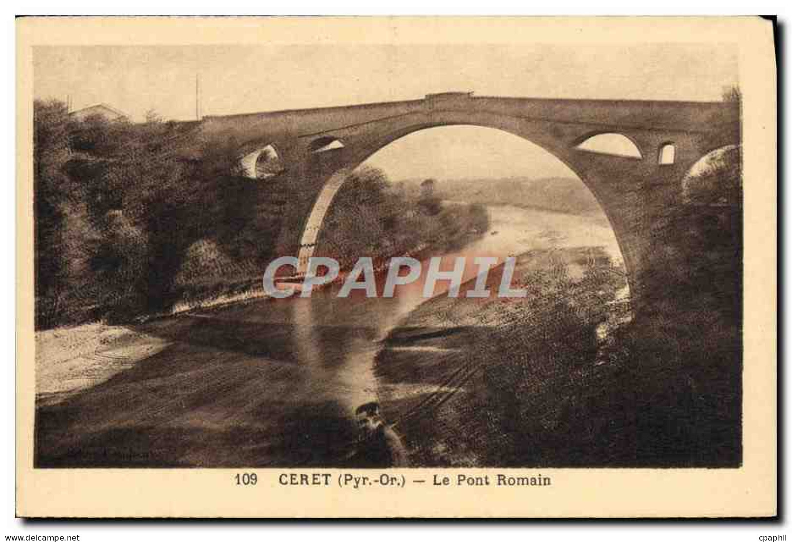 CPA Dijon Ceret Le Pont Romain