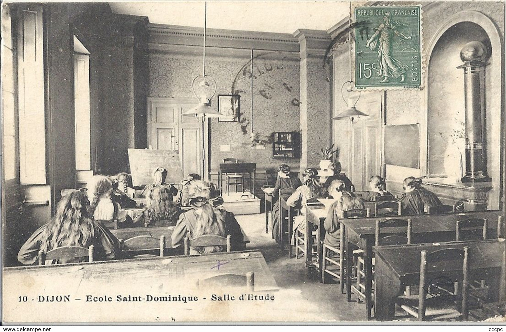 CPA Dijon Ecole Saint-Dominique Salle d'Etude