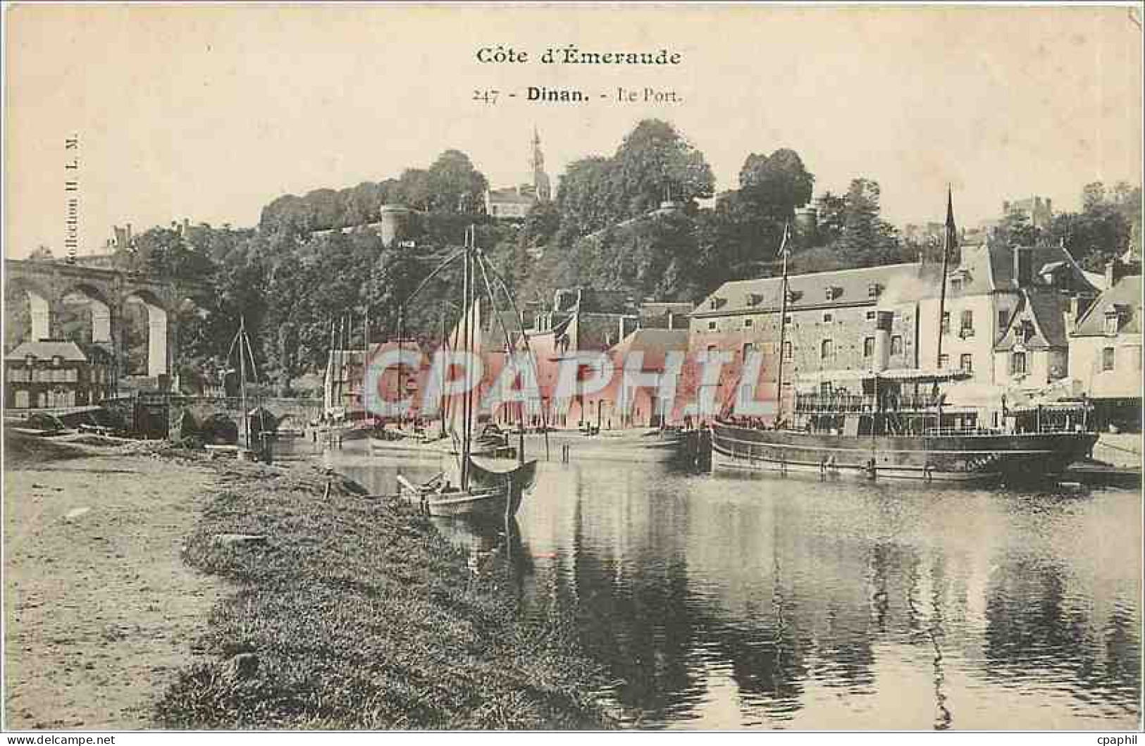 CPA Dinan Le Port Bateau