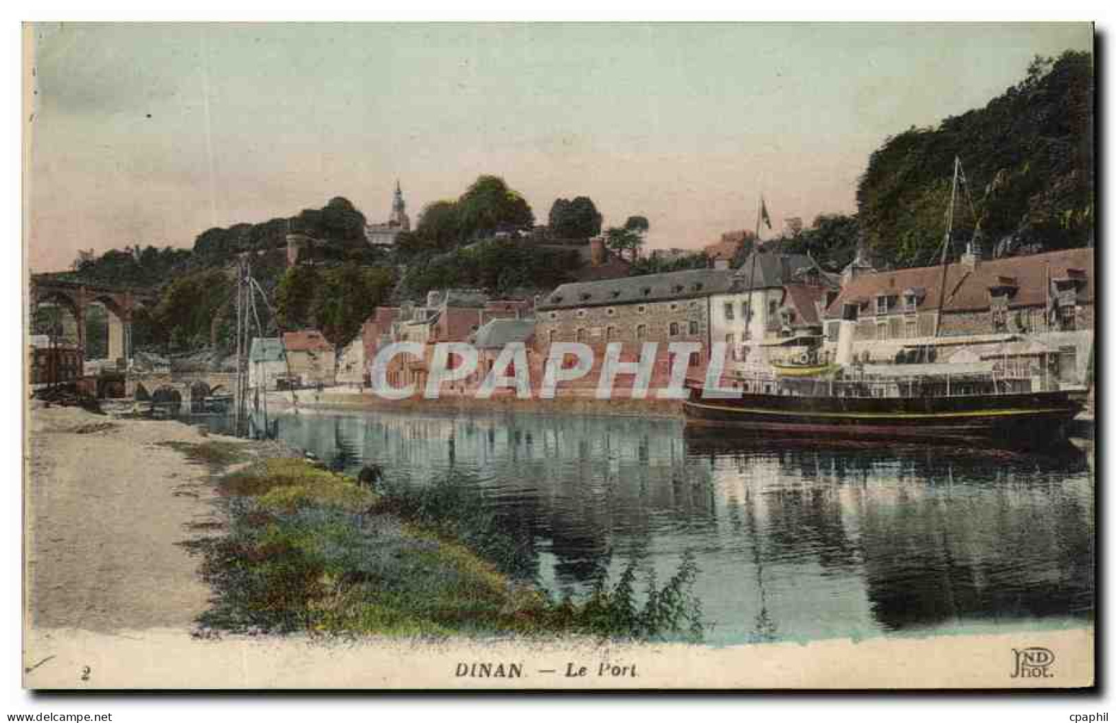 CPA Dinan Le Port Bateau