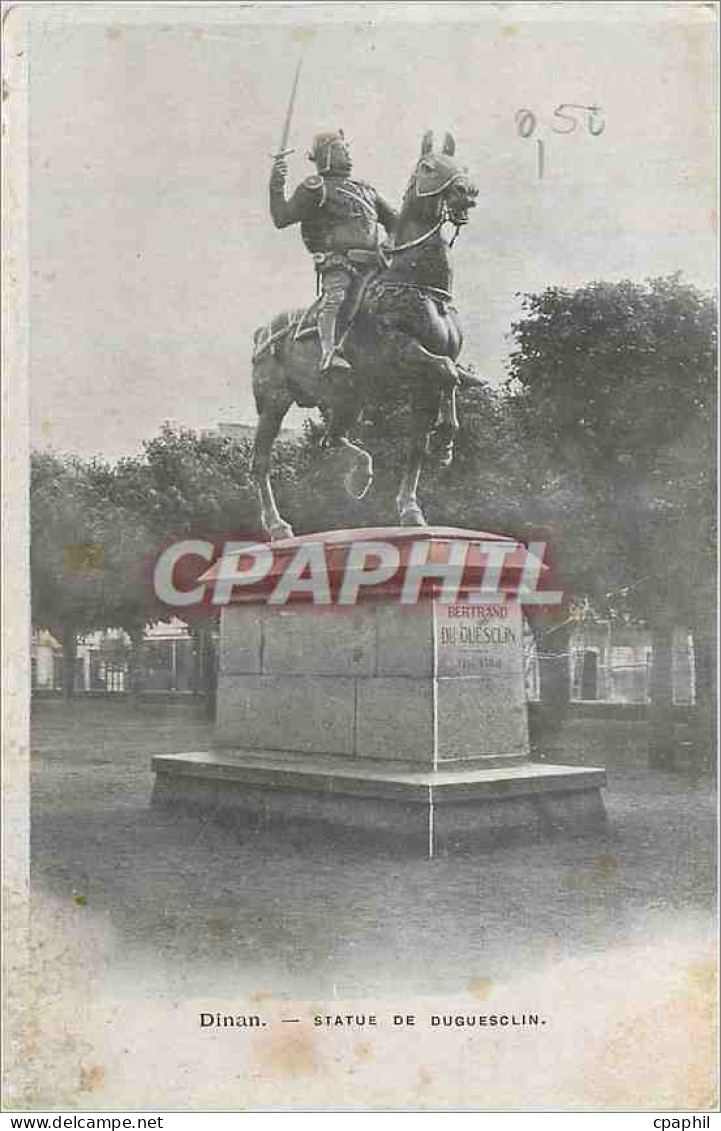 CPA Dinan Statue de Duguesclin