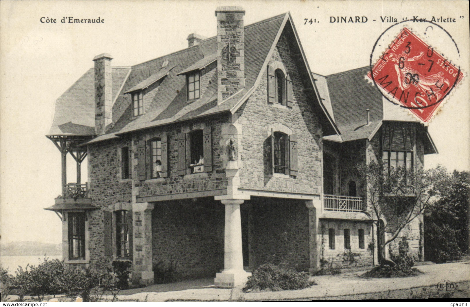 CPA Dinard Villa ker Arlette