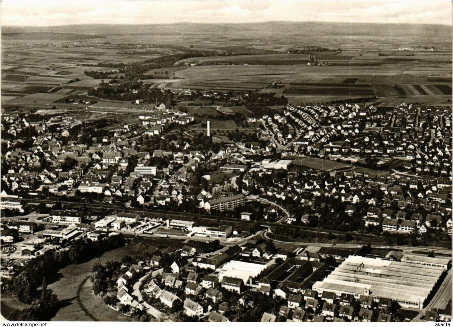 CPA Ditzingen Aerial View GERMANY (932179)