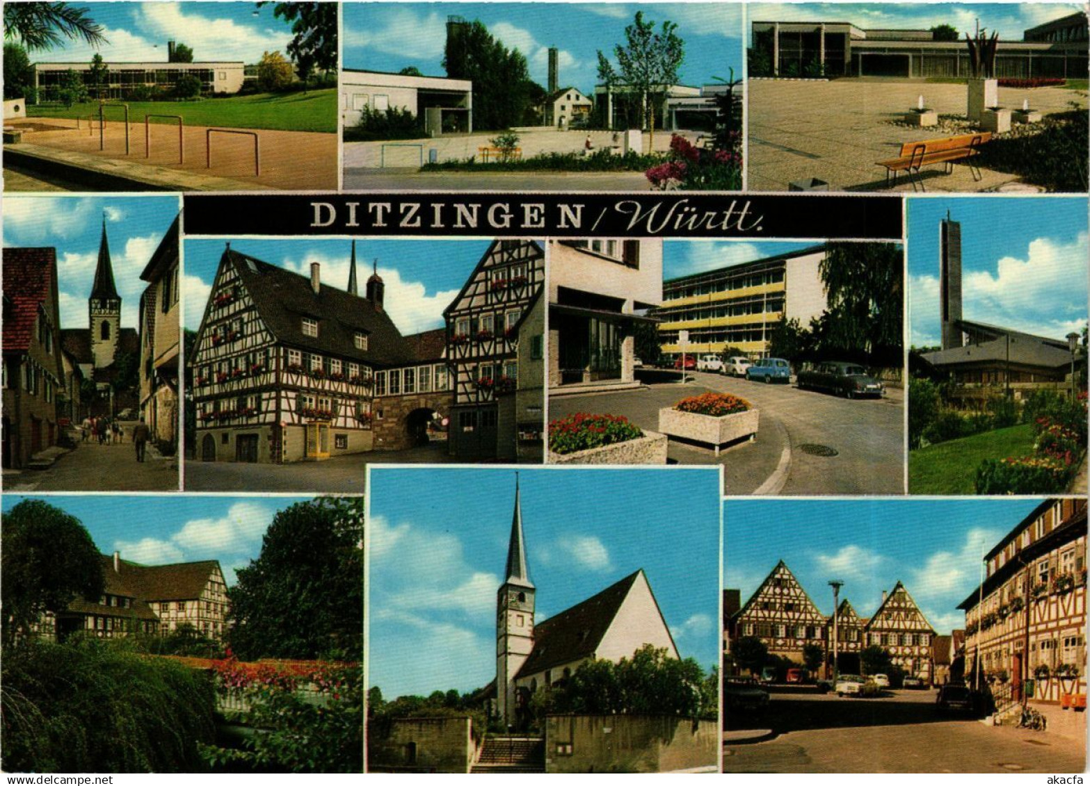 CPA Ditzingen Souvenir GERMANY (932178)