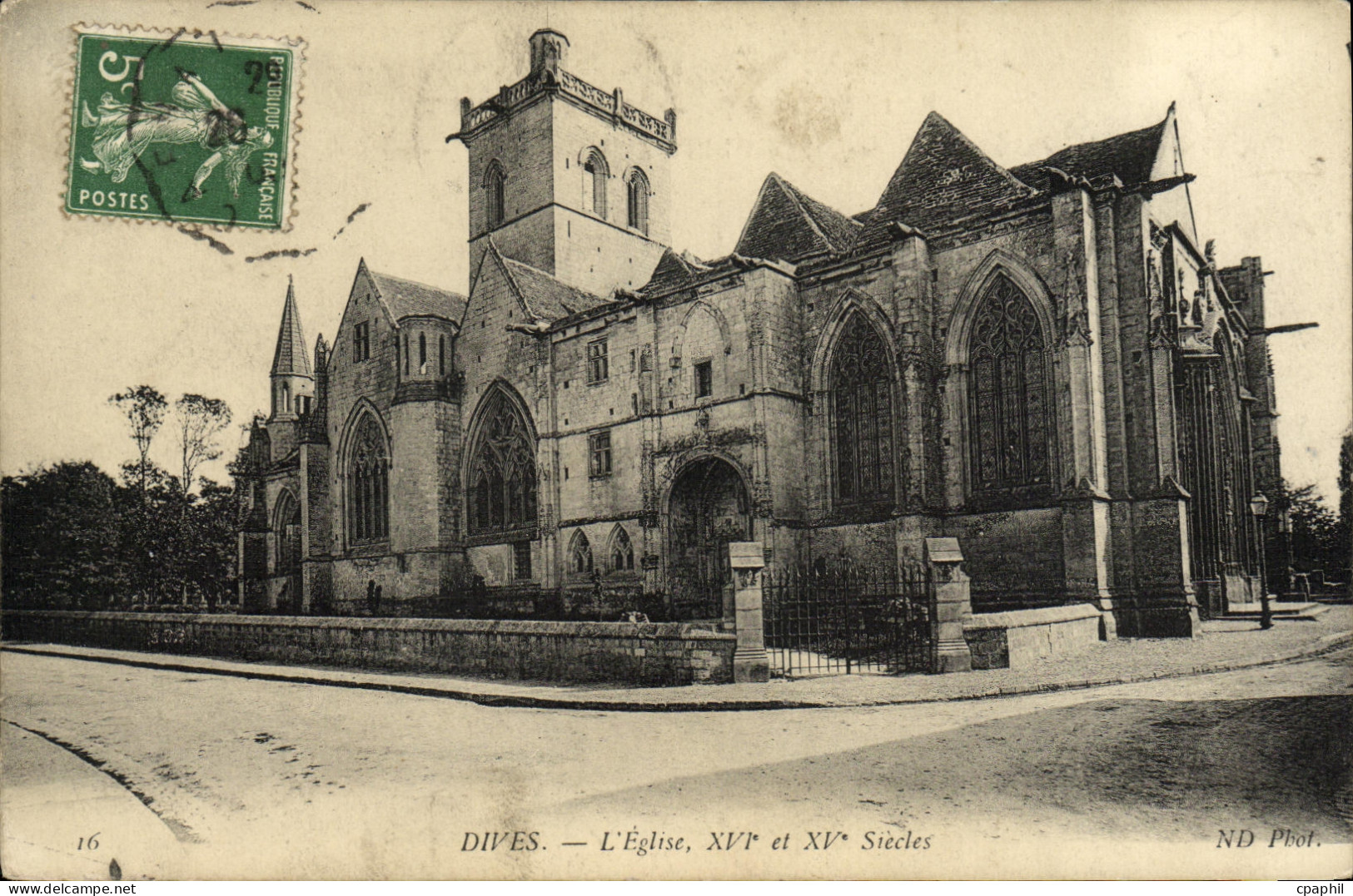 CPA Dives L Eglise