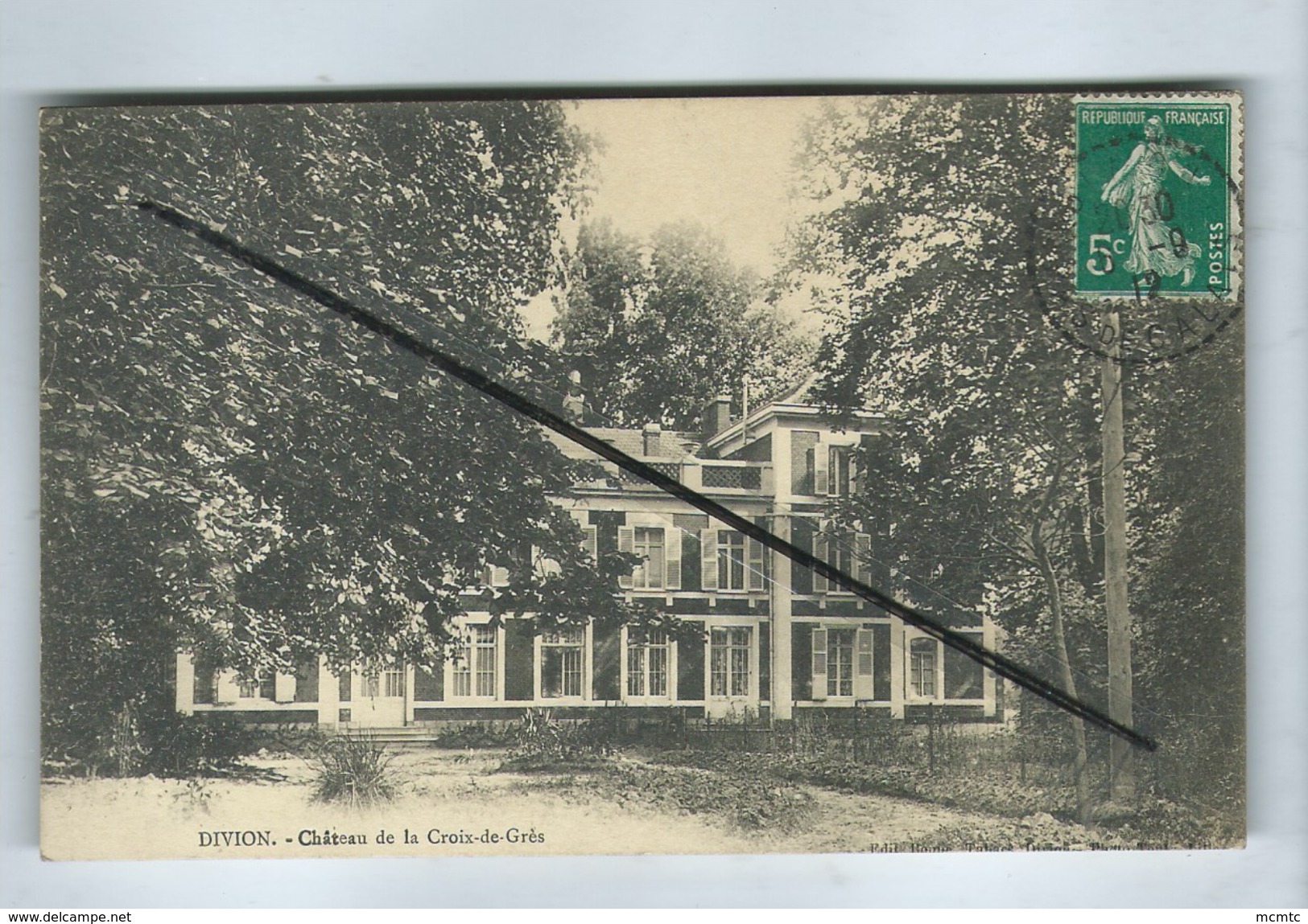 CPA  -  Divion - Château de la Croix de Grès