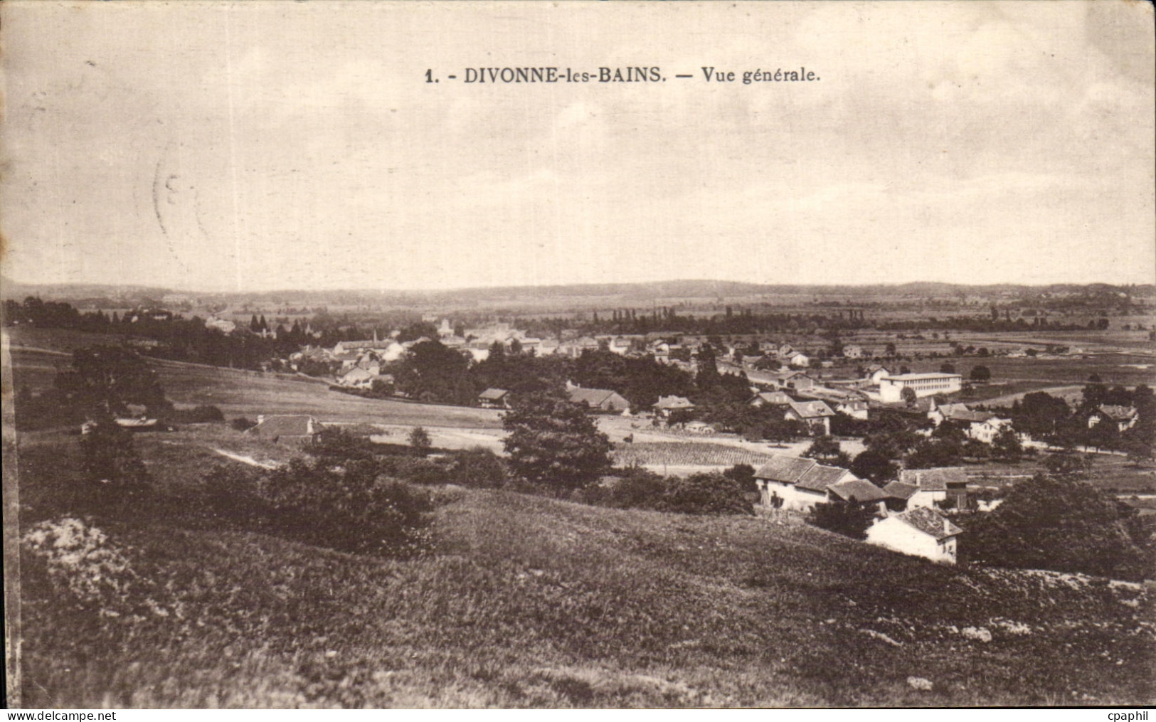 CPA Divonne Les Bains Vue Generale