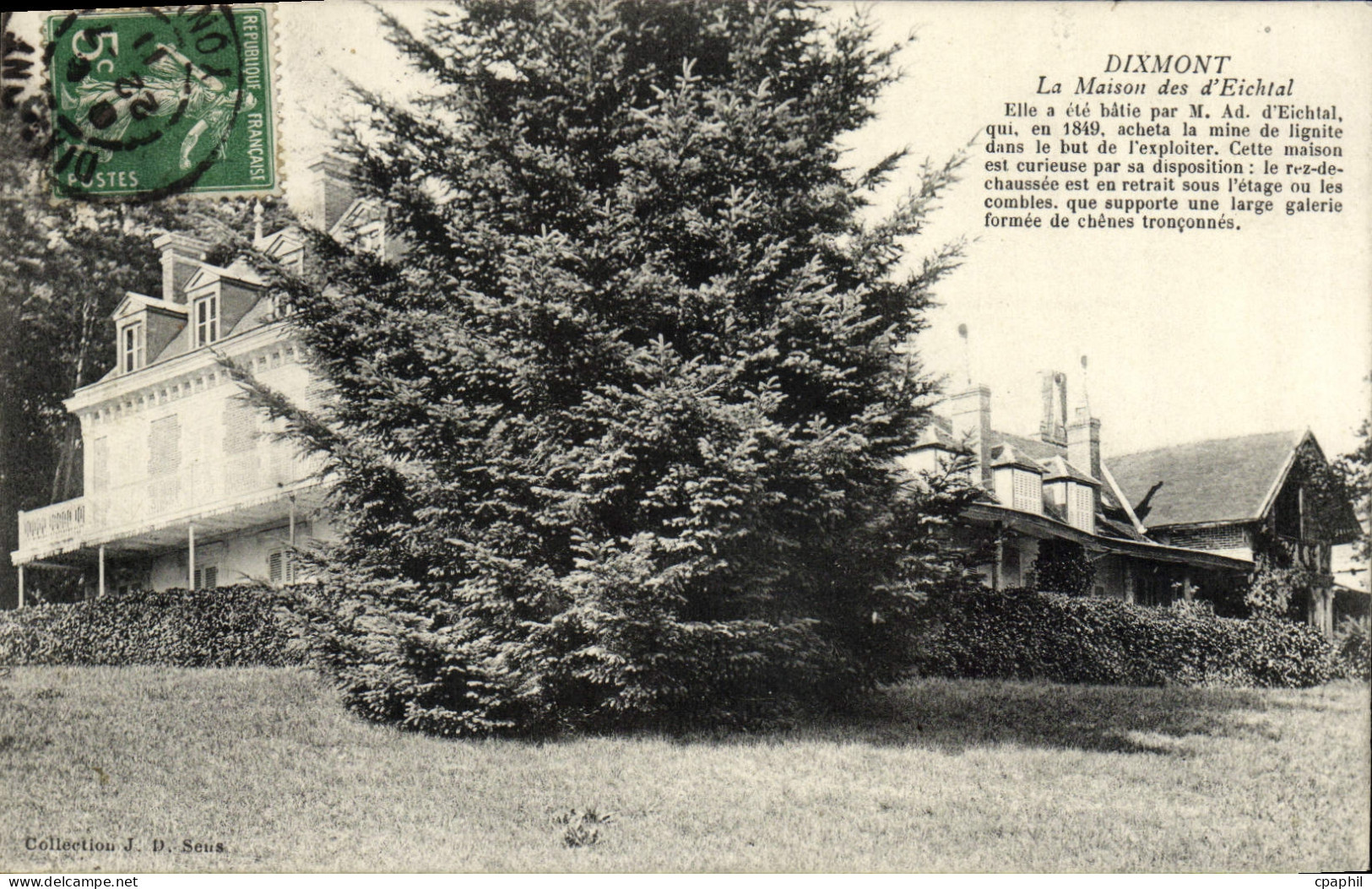 CPA Dixmont La Maison Des d'Eichtal