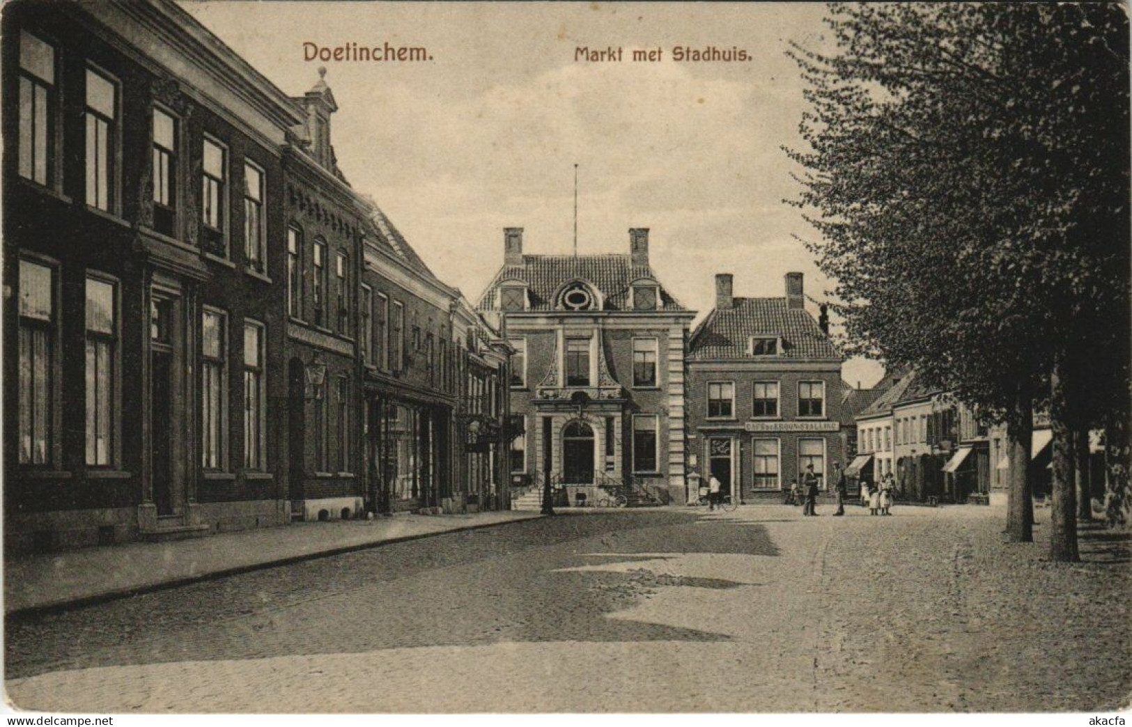 CPA Doetinchem Markt met Stadhuis NETHERLANDS (713408)