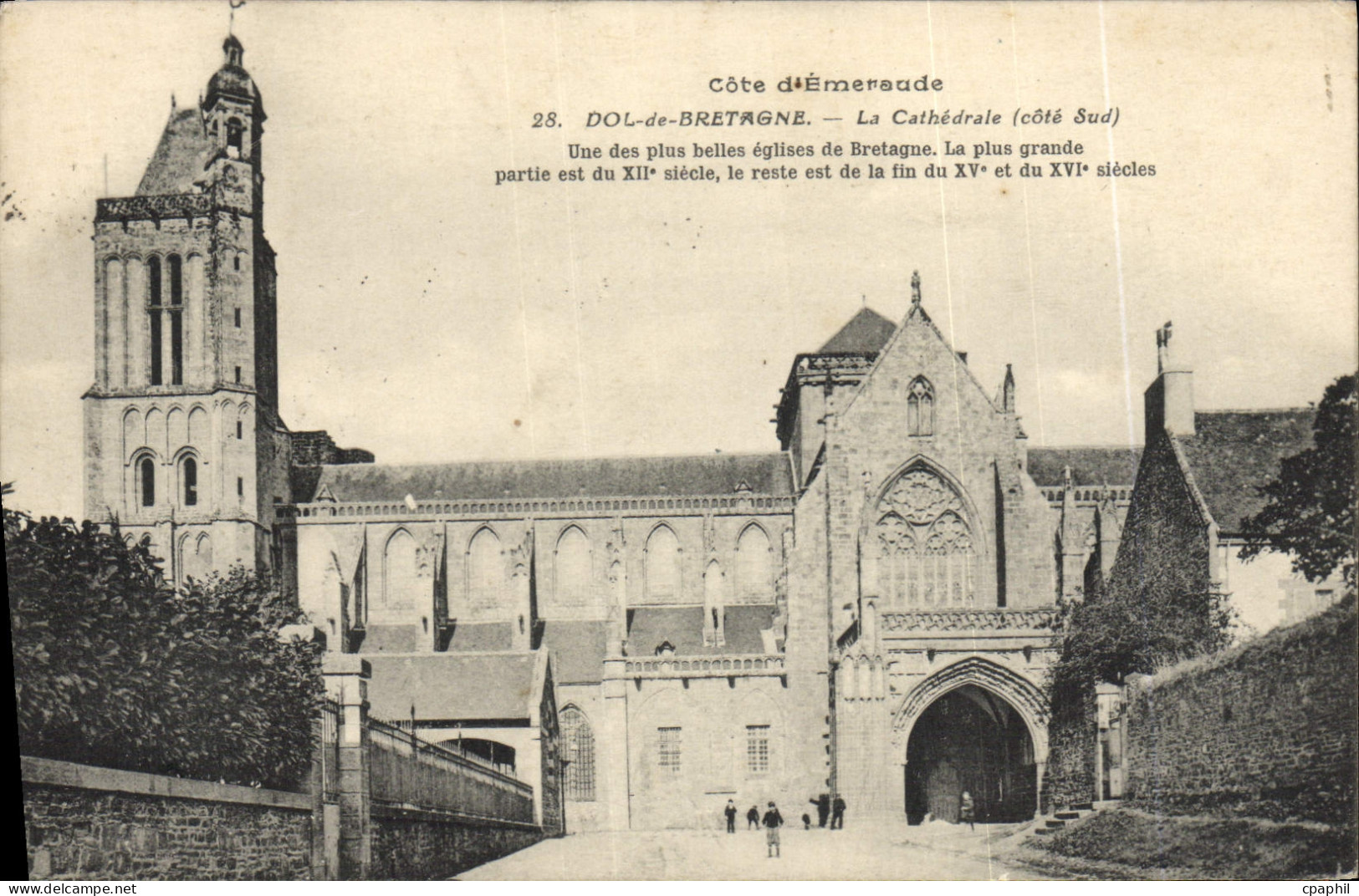 CPA Dol de Bretagne La Cathedrale
