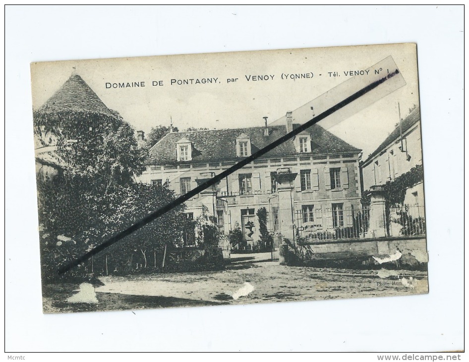 CPA  -  Domaine de Pontagny , par Venoy  (Yonne )
