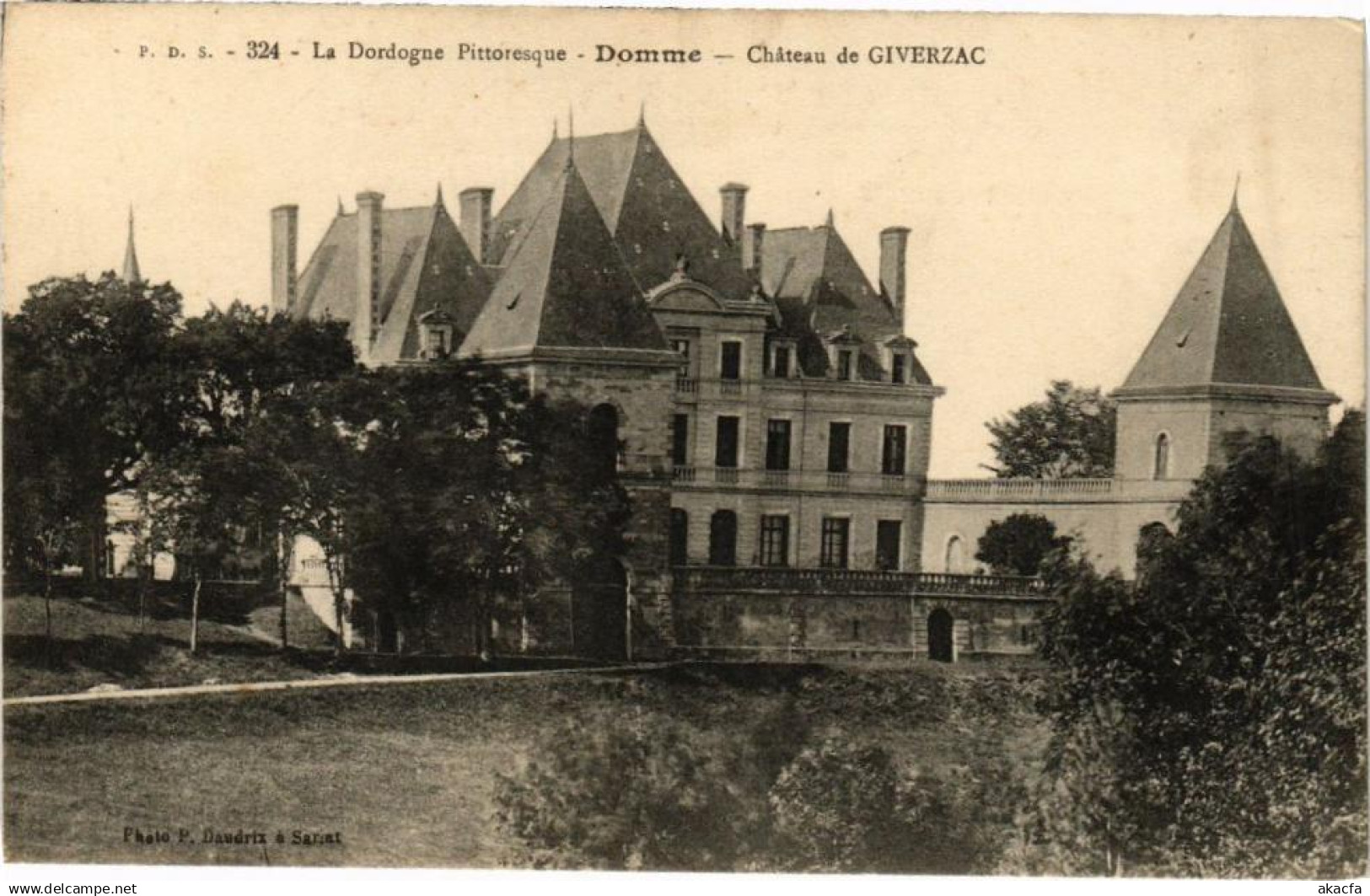CPA DOMME-Chateau de Giverzac (233203)