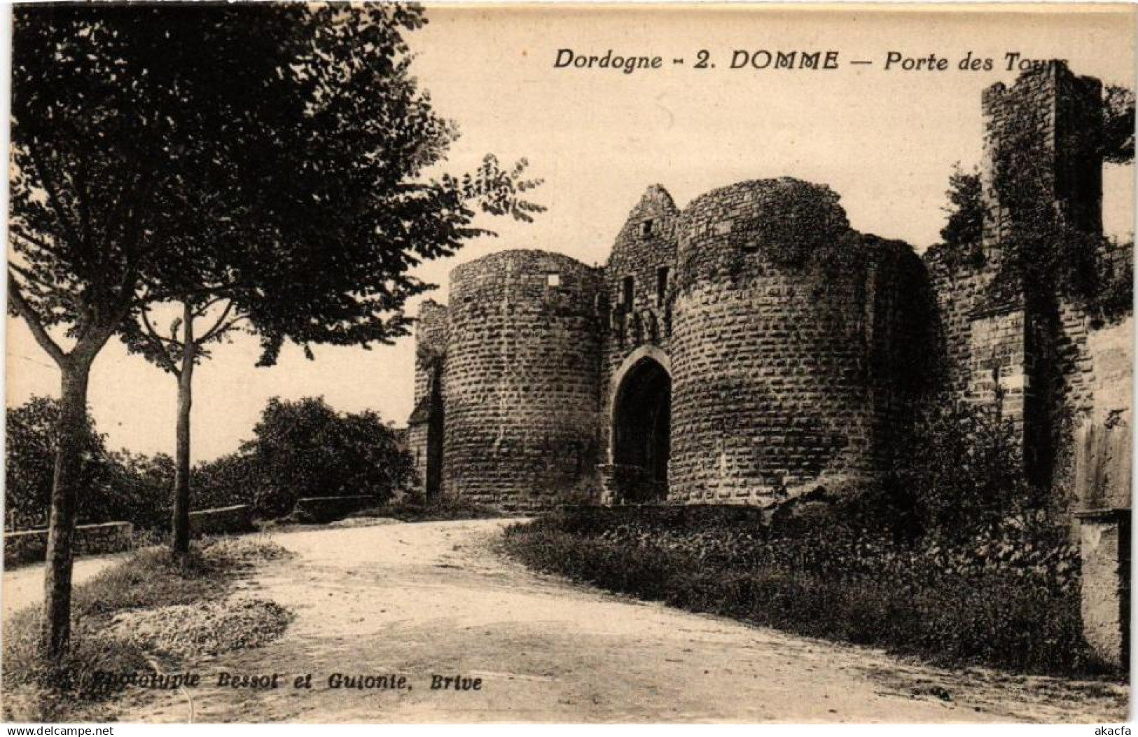 CPA DOMME-Porte des Tours (233180)