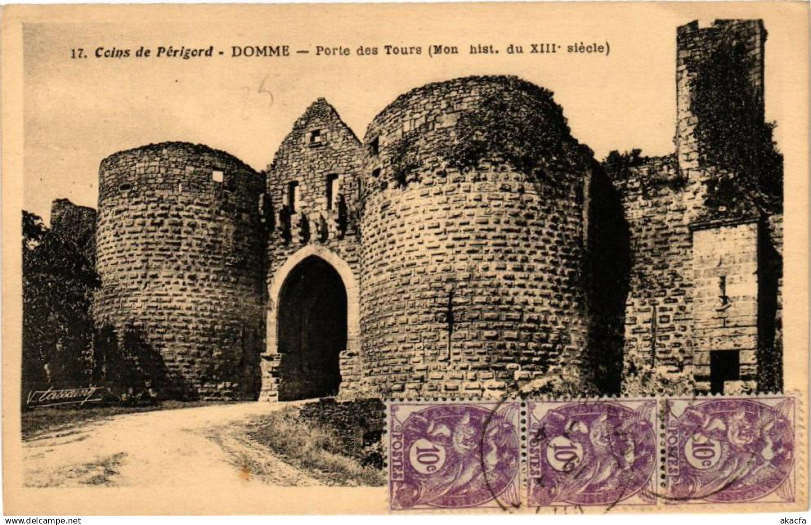 CPA DOMME-Porte des Tours (233182)