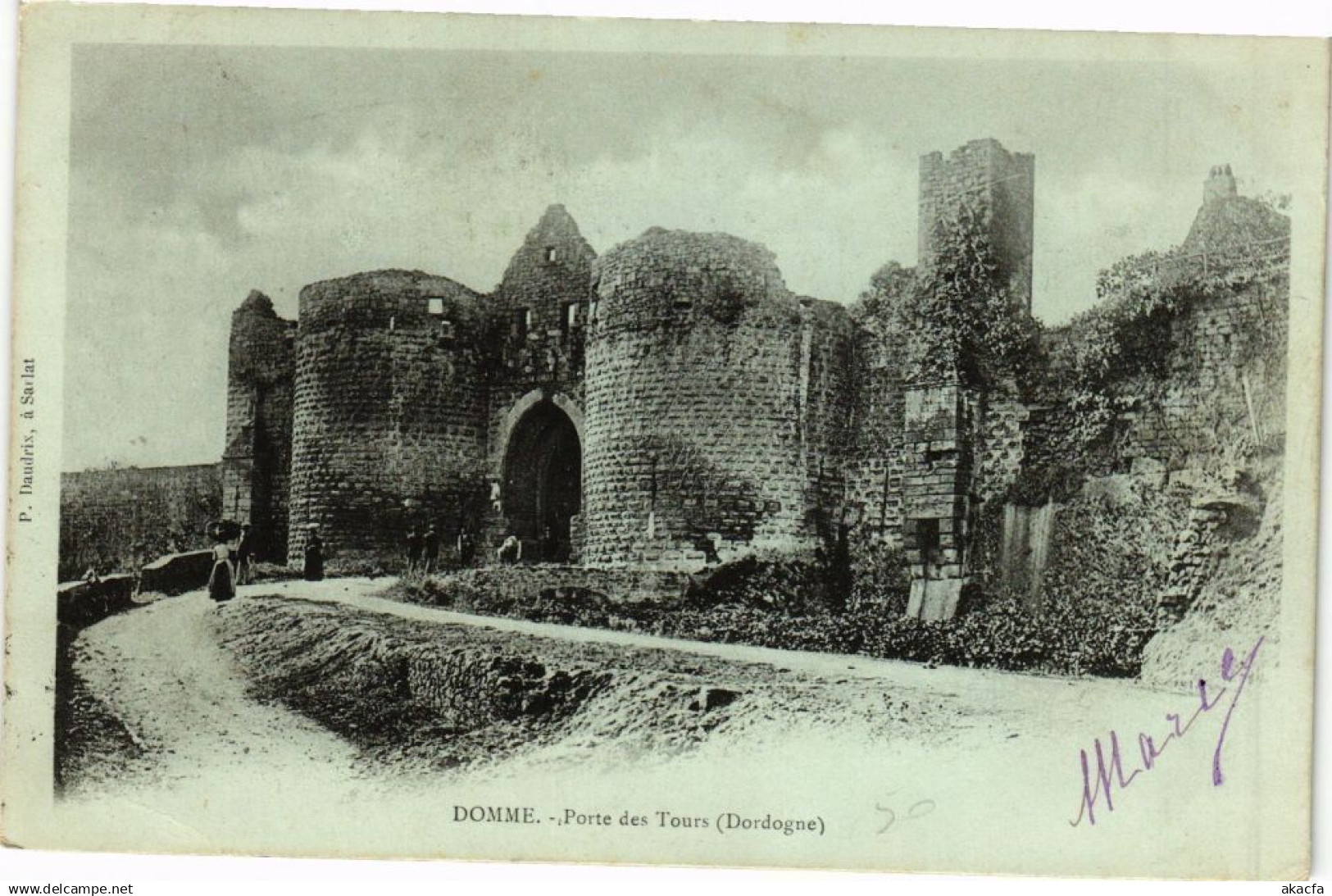 CPA DOMME-Porte des Tours (233204)