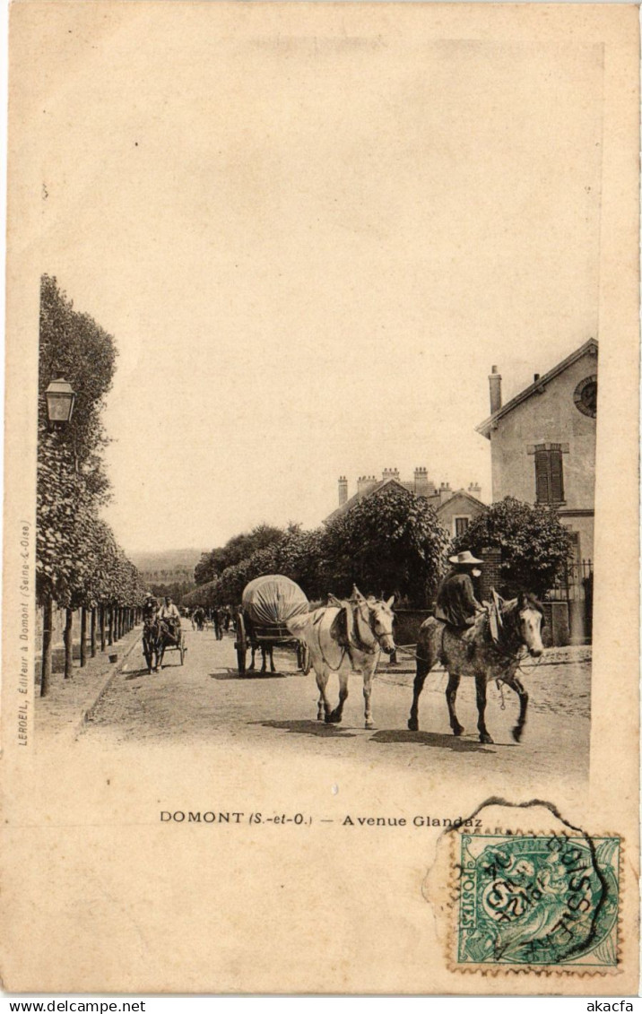 CPA DOMONT - Avenue Glandaz (380241)