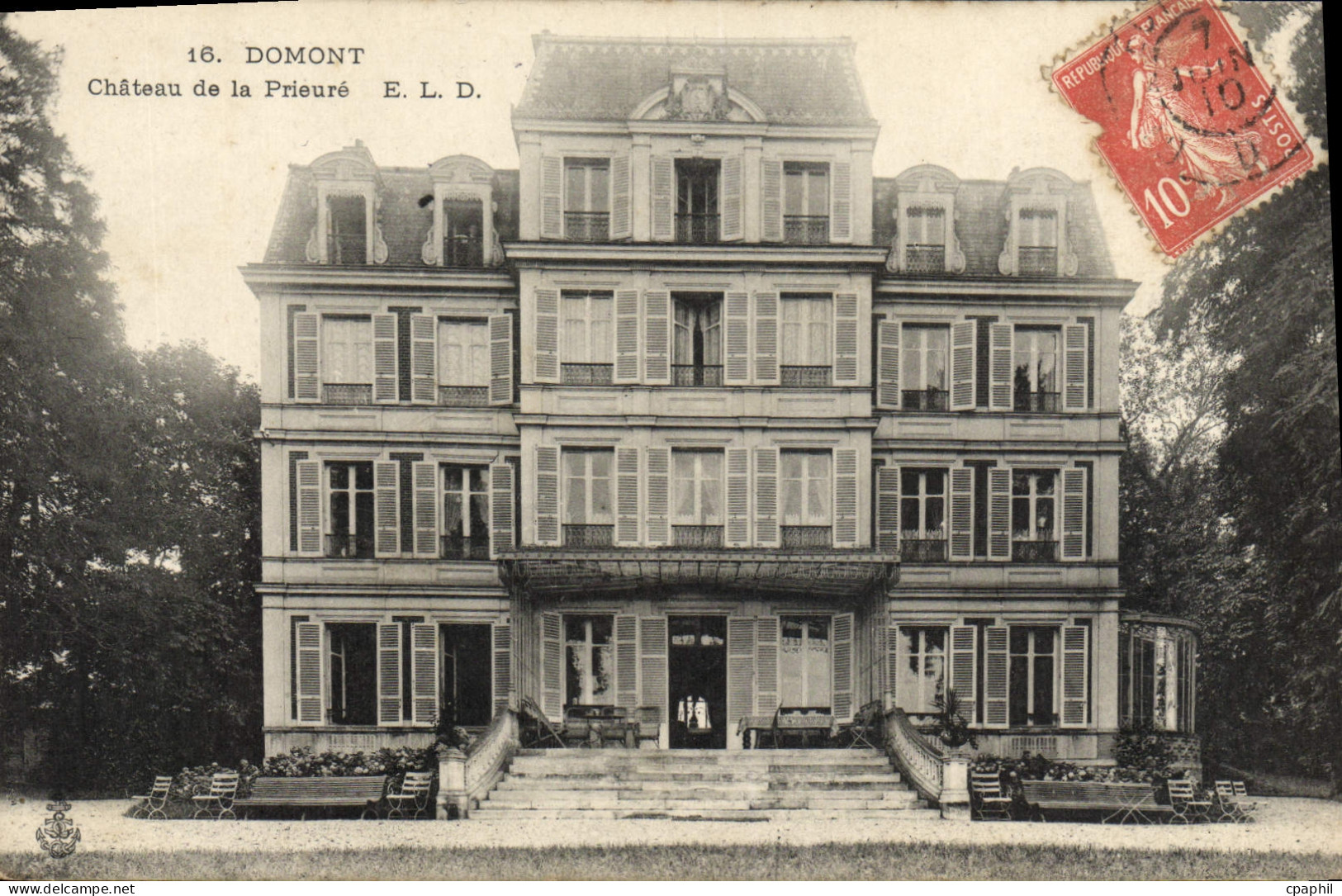 CPA Domont Chateau De La Prieure