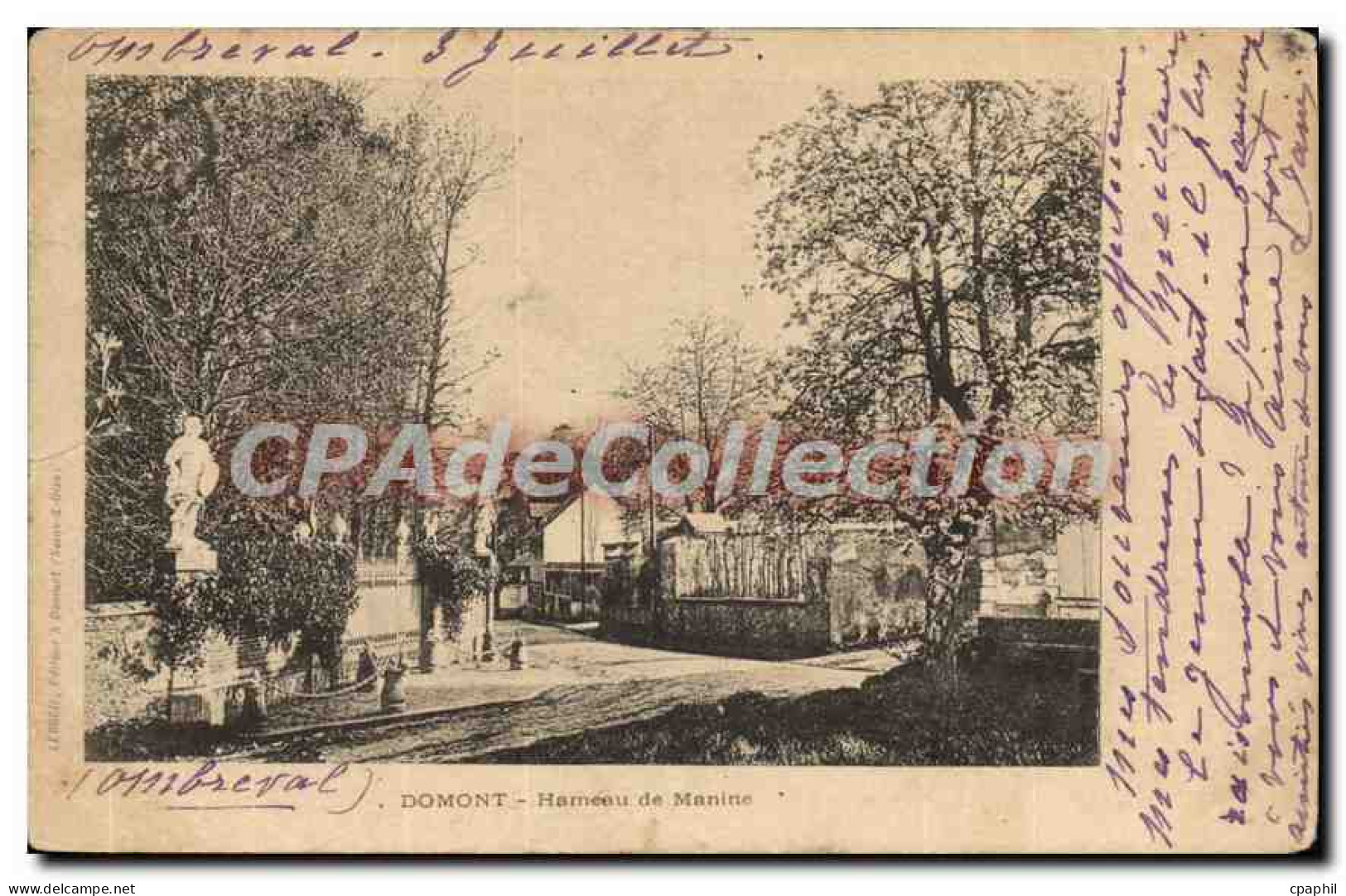 CPA Domont Hameau De Manine
