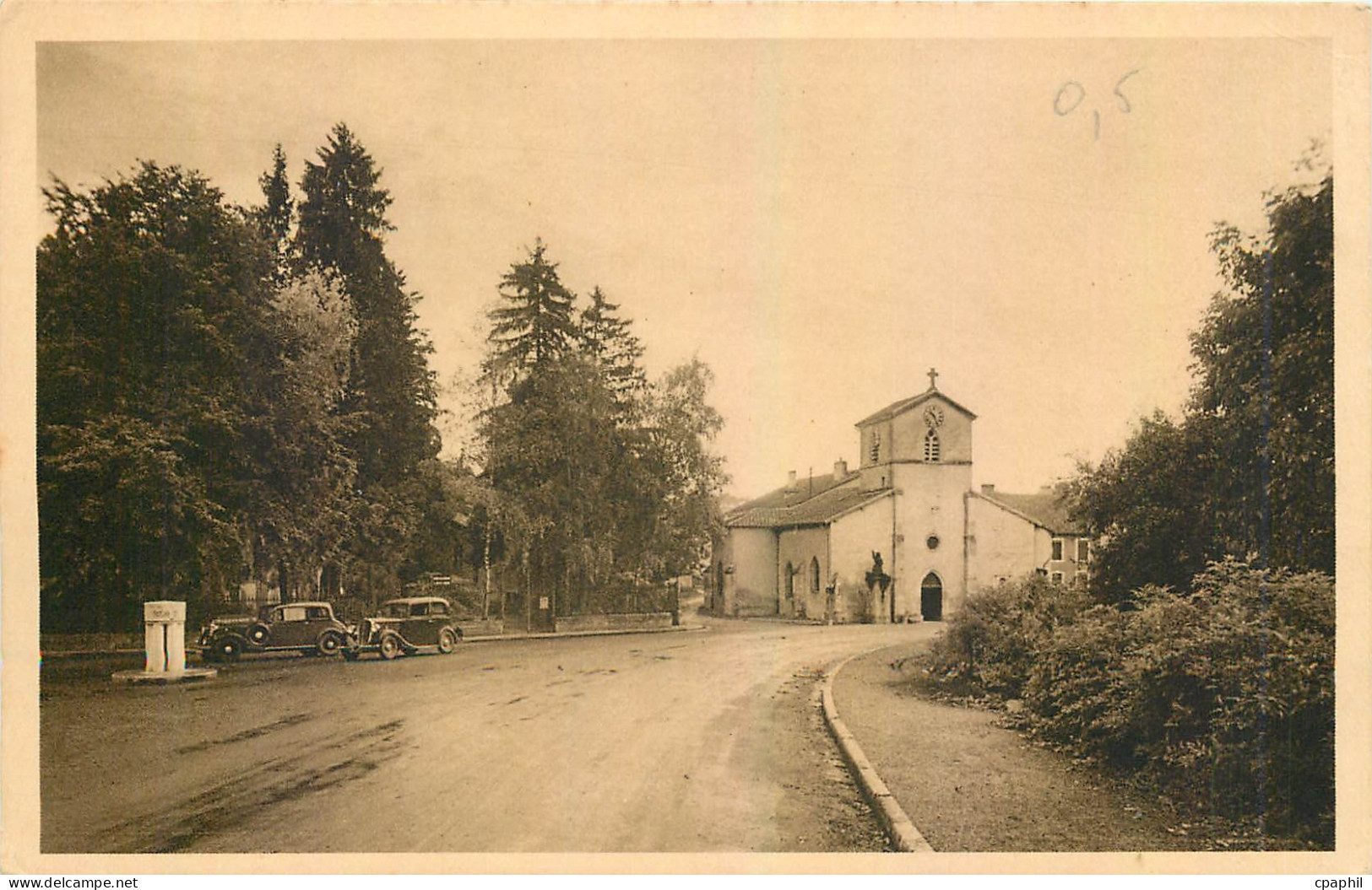 CPA Domremy la Pucelle Arrivee au Village
