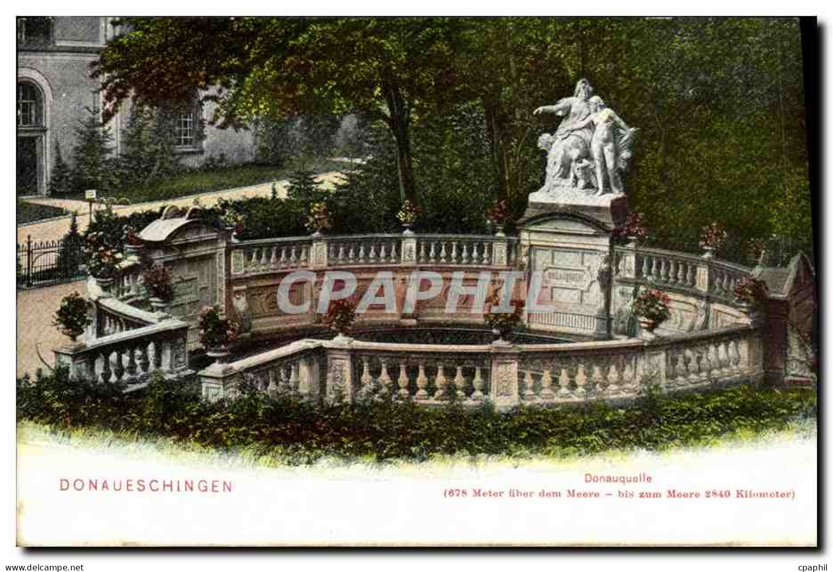 CPA Donaueschingen Donauquelle