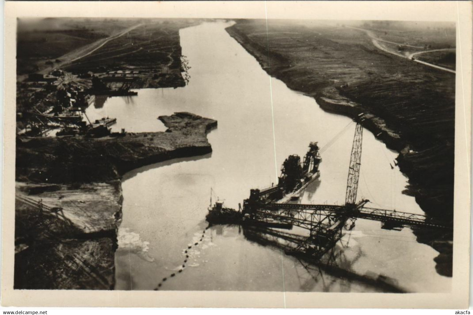 CPA Donzere Mondragon Canal de fuite FRANCE (1101397)