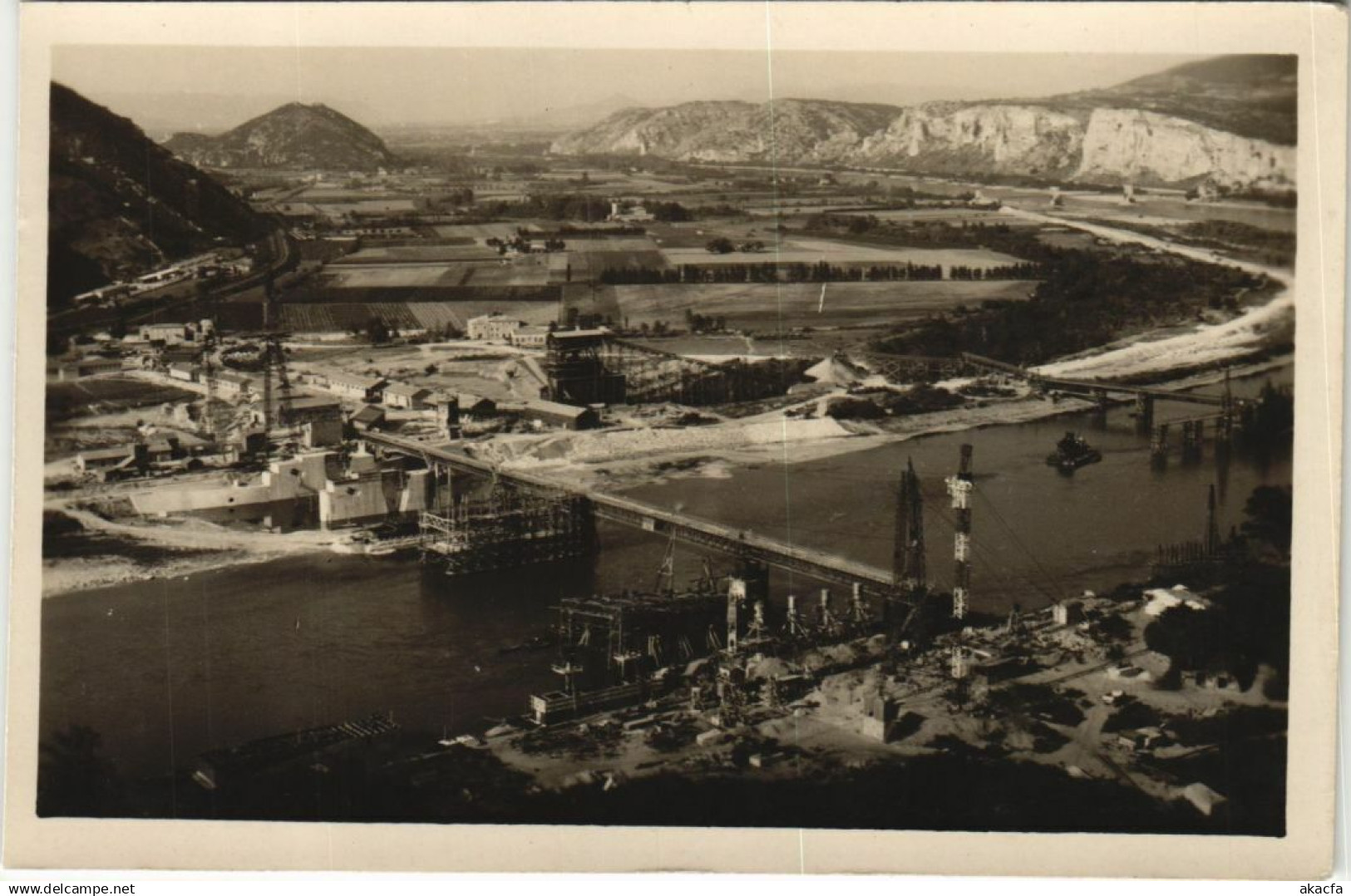 CPA Donzere Mondragon Vue Generale FRANCE (1101393)