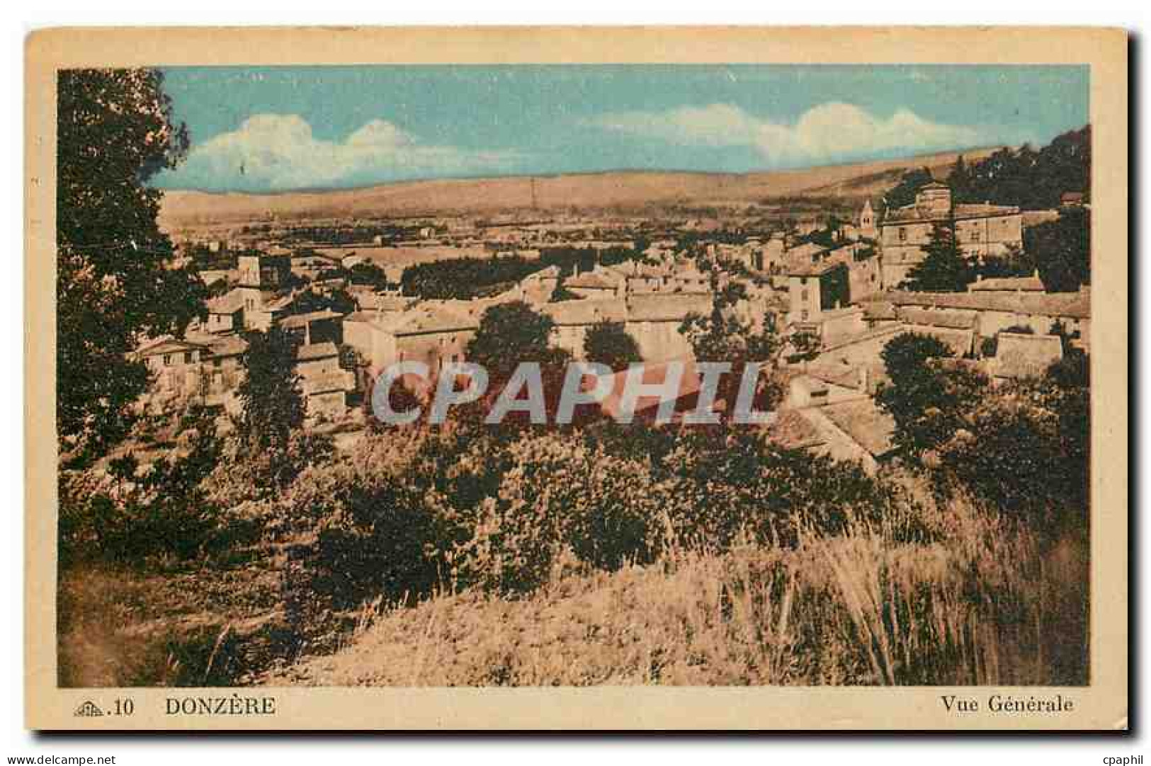 CPA Donzere Vue generale