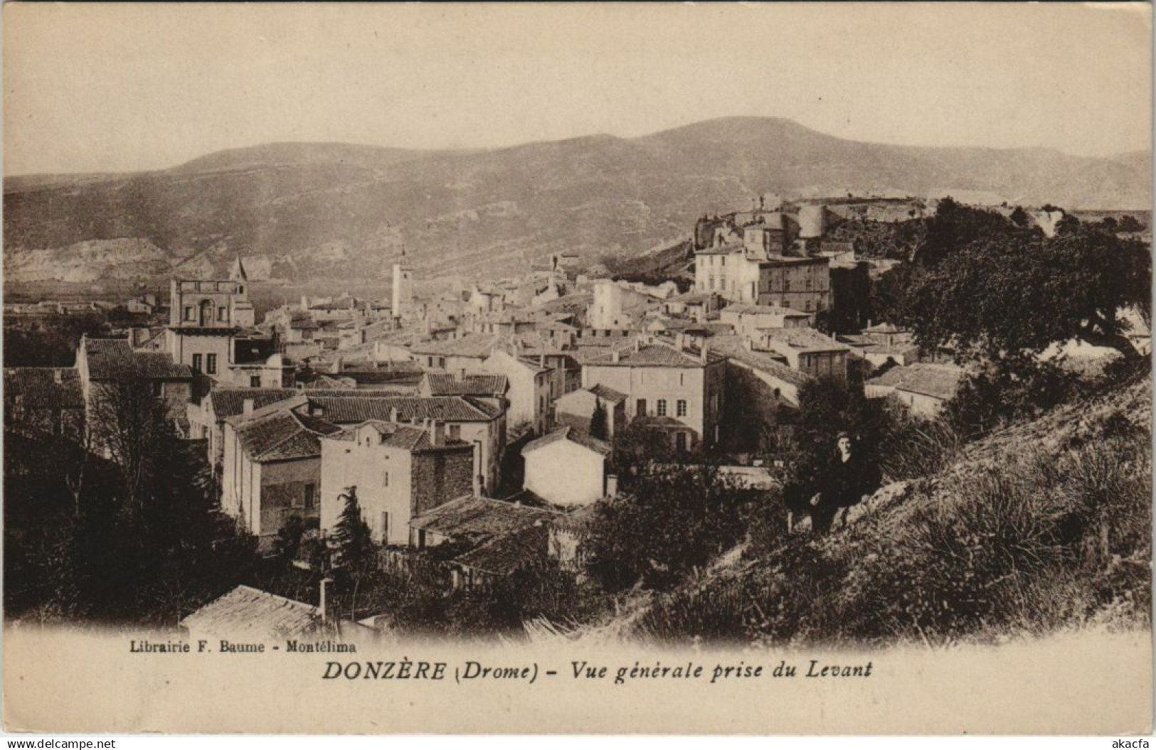 CPA Donzere vue generale FRANCE (1092612)