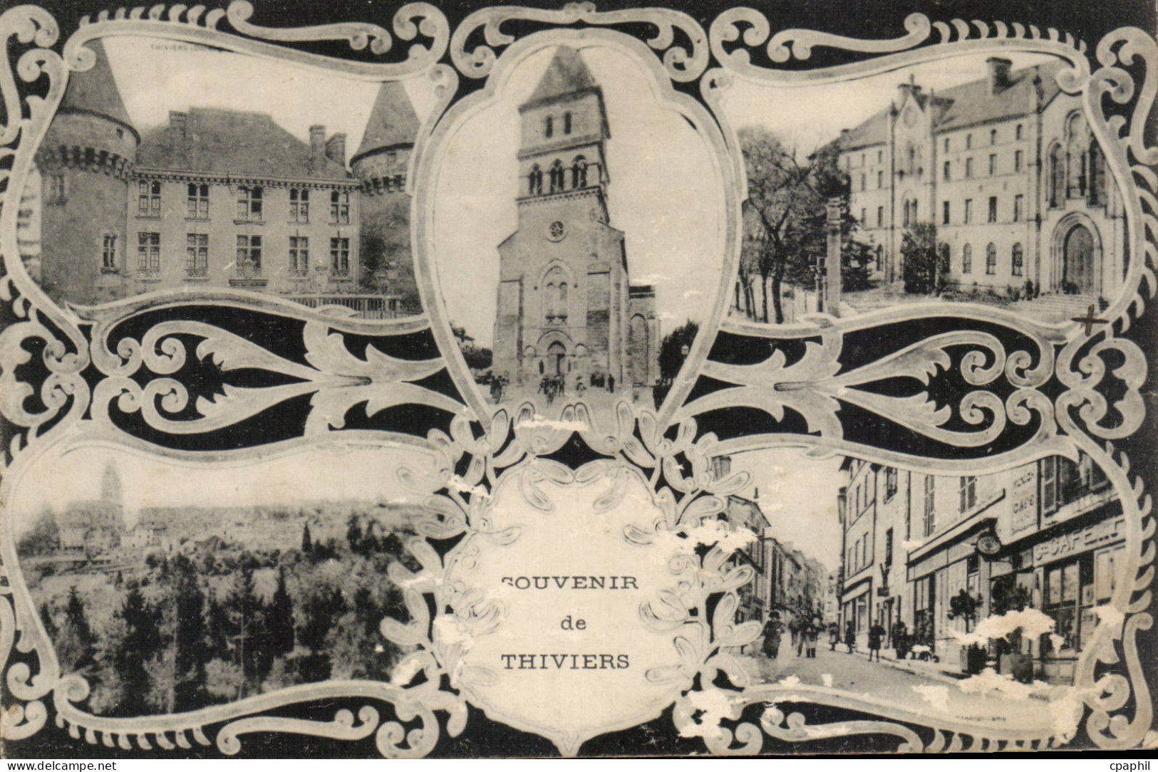 CPA Dordogne Souvenir de Thiviers