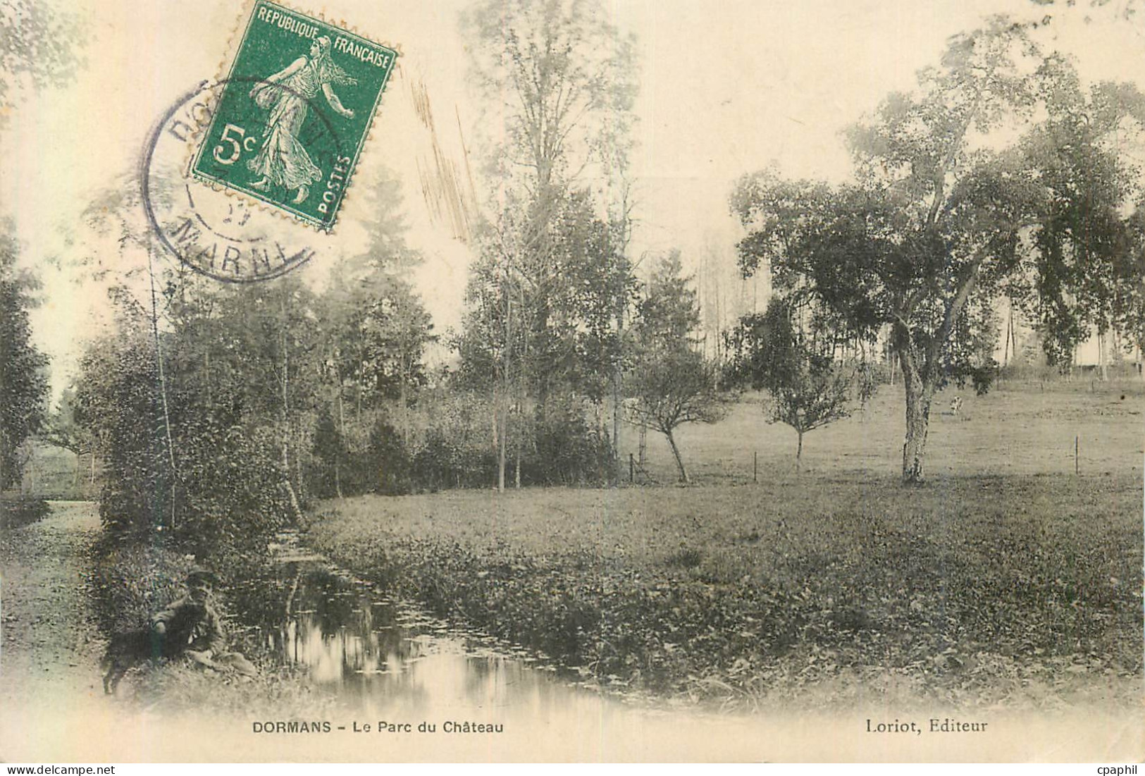 CPA Dormans Le Parc du Chateau