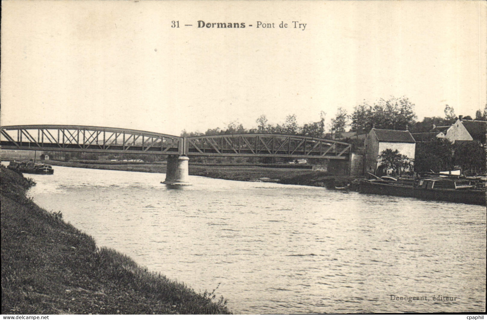 CPA Dormans Pont de Try