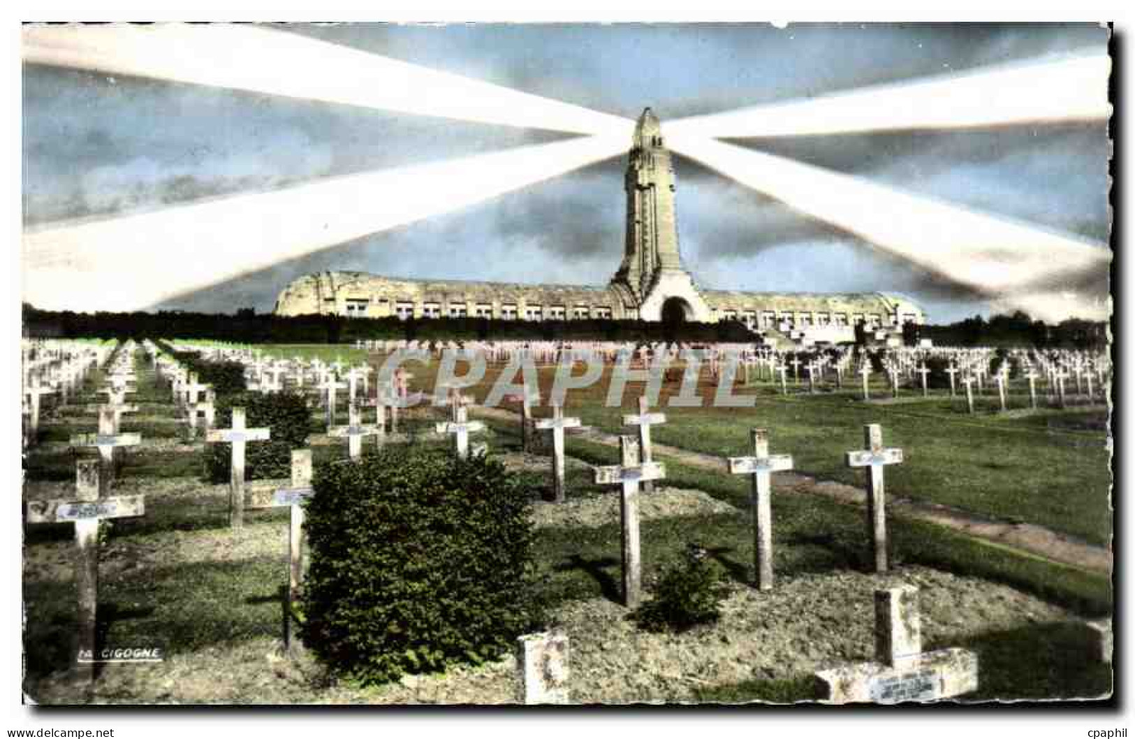 CPA Douaumont L'Ossuaire Militaria