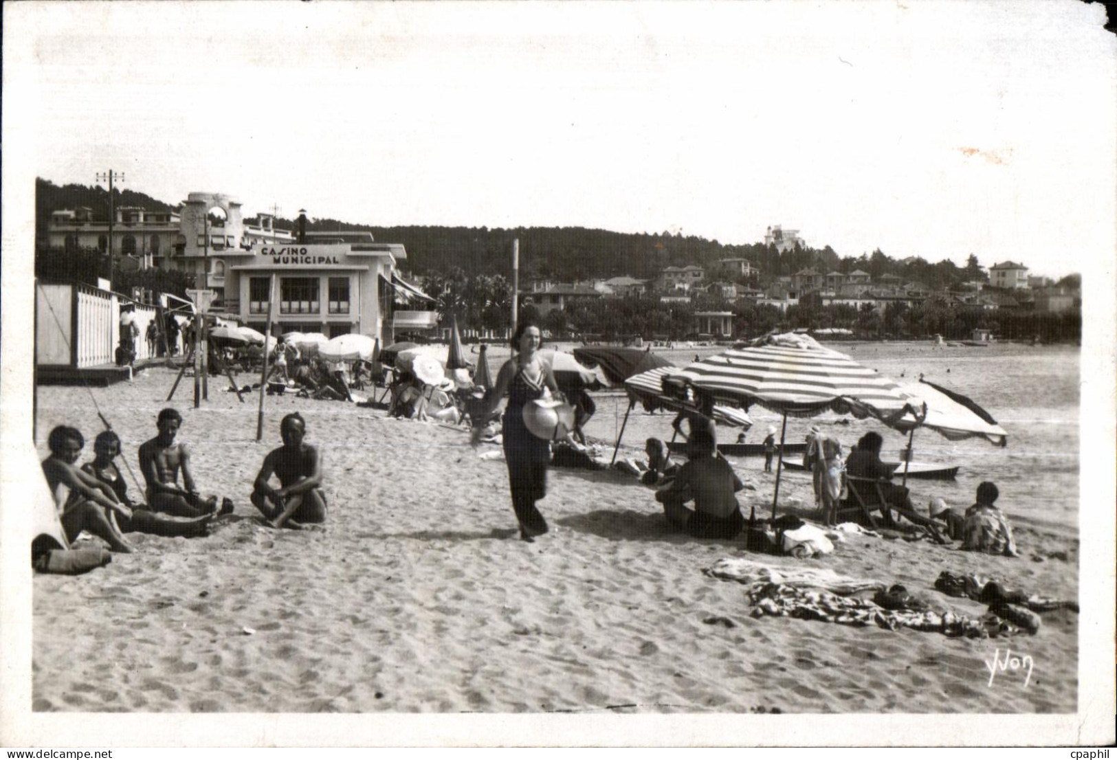 CPA Douce France Cote D Azur sainte Maxime La Plage