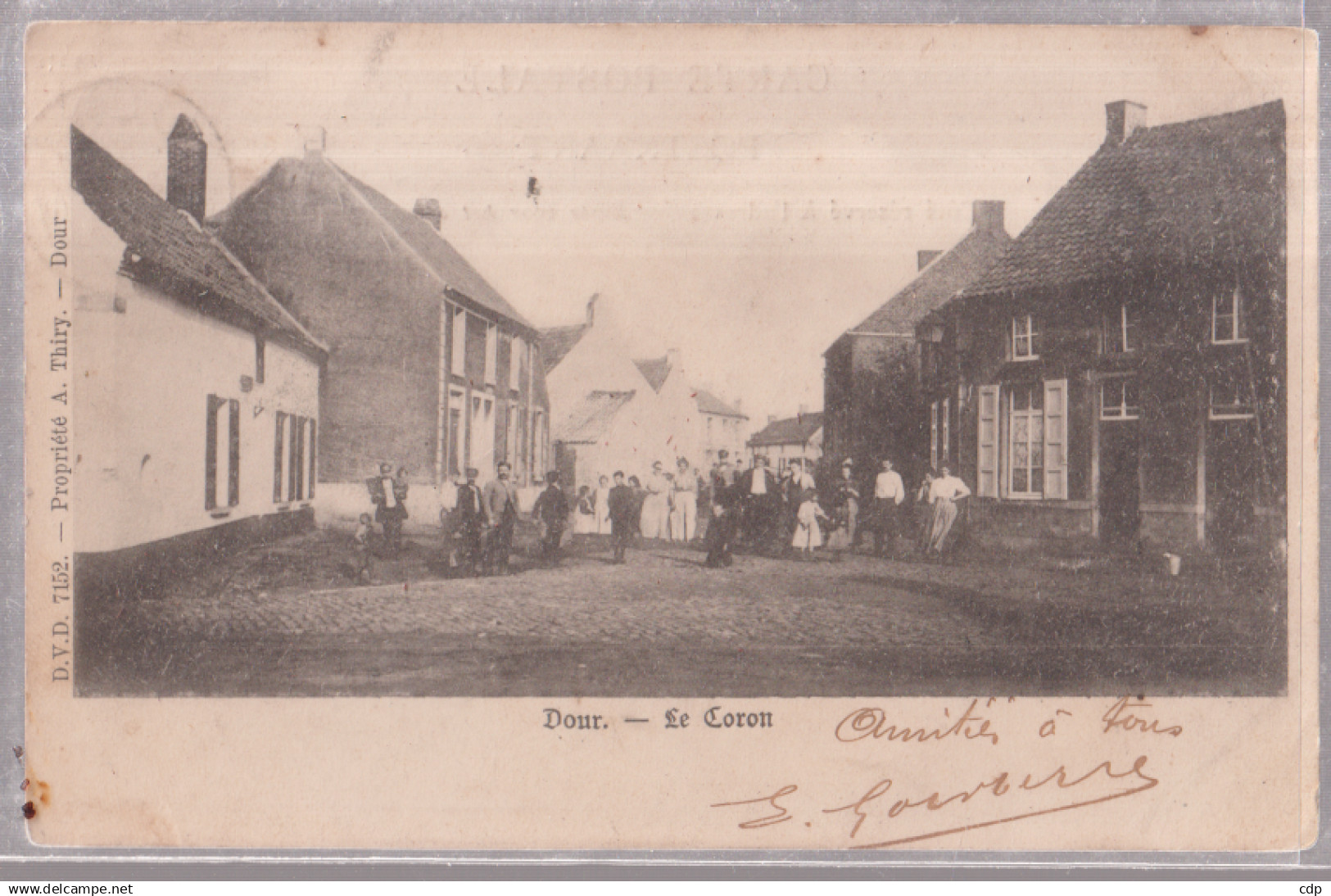 cpa DOUR  CORON   1901   DVD