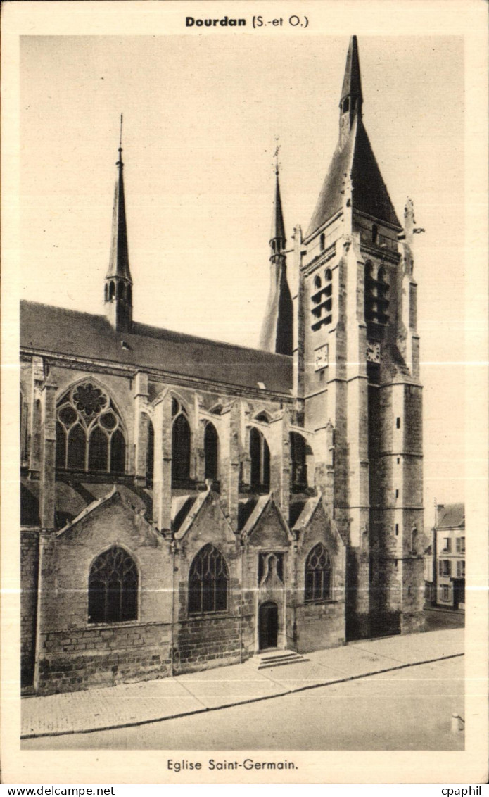 CPA Dourdan Eglise Saint Germain
