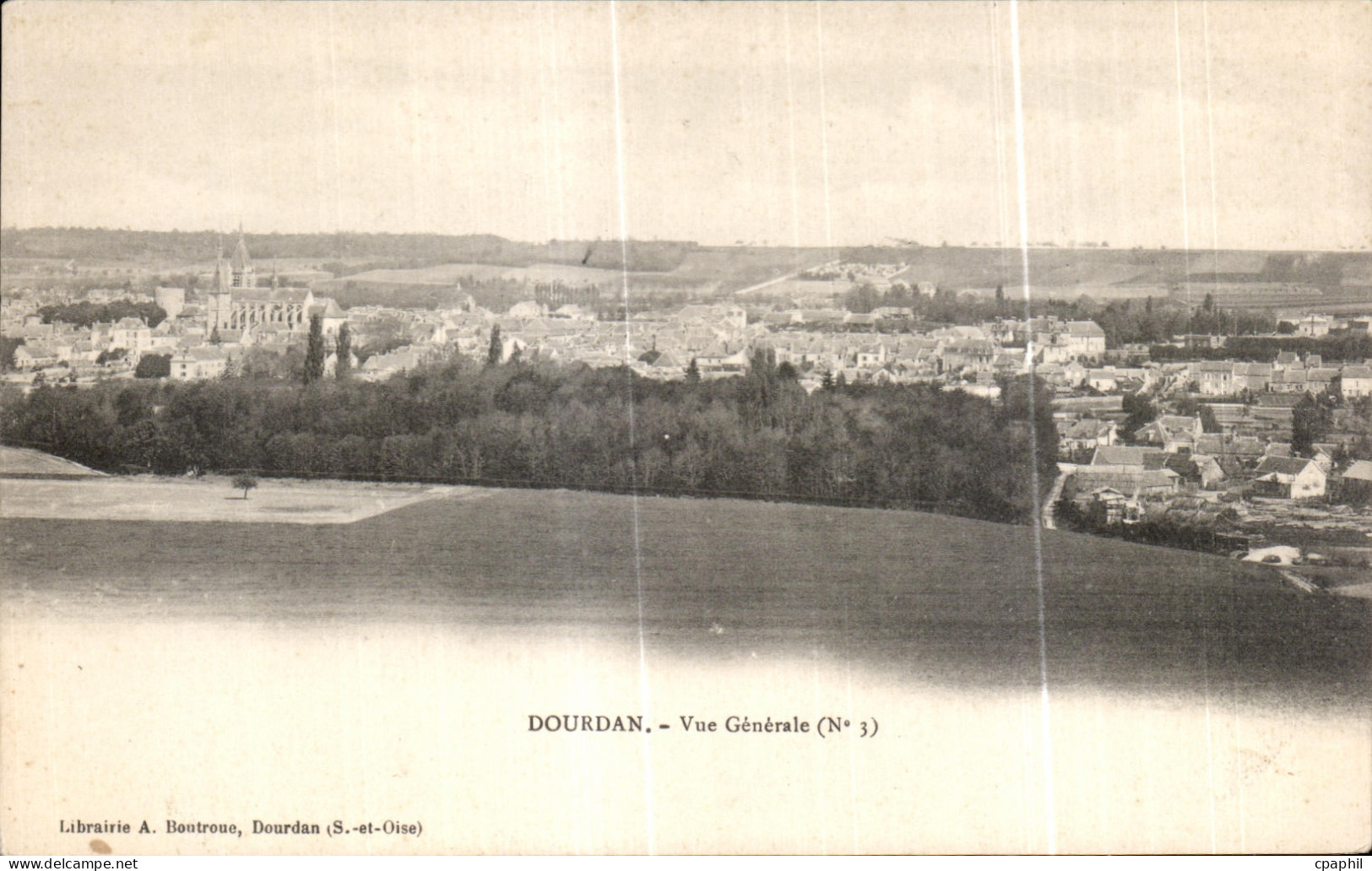 CPA Dourdan Vue Generale