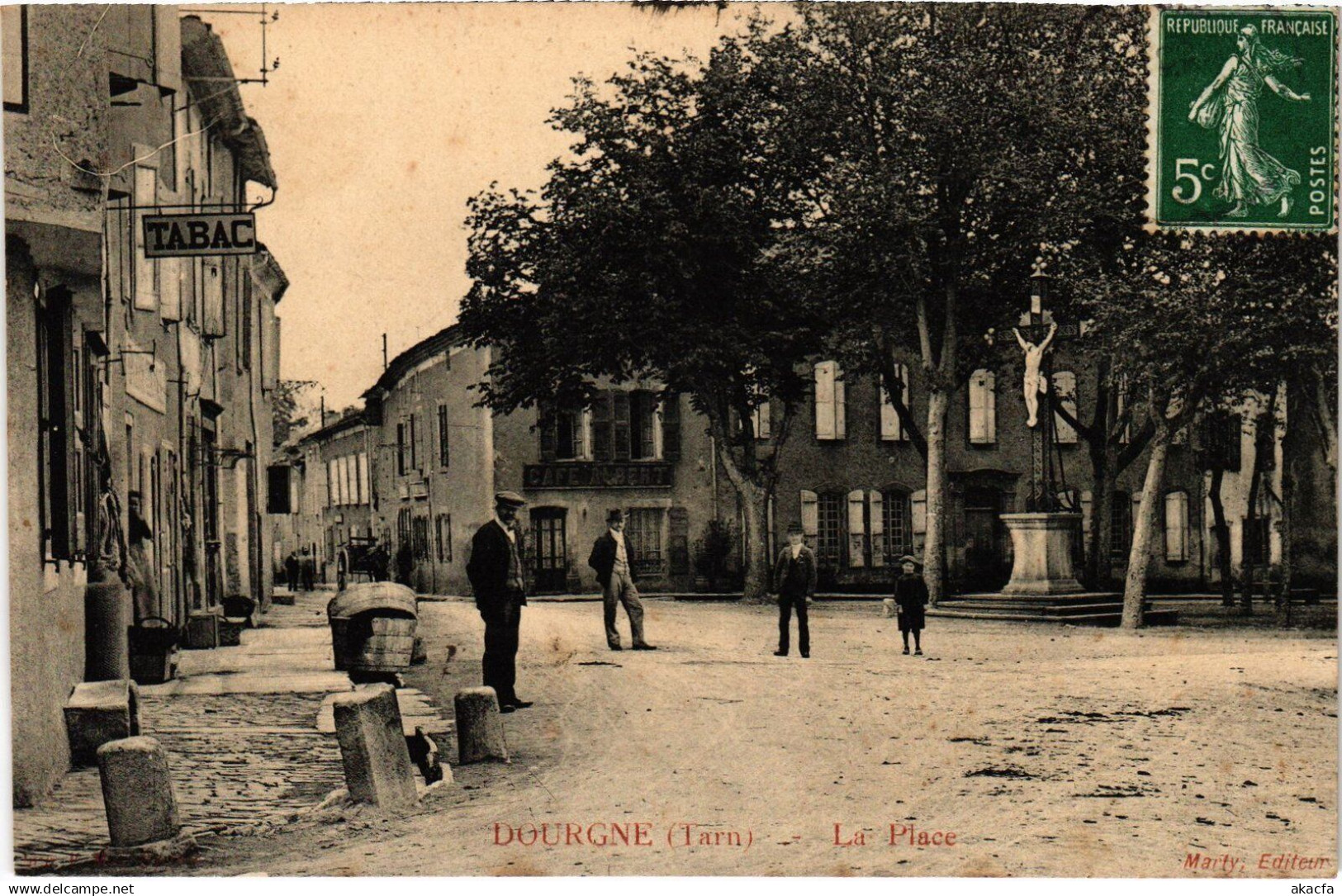 CPA Dourgne La Place (1276132)