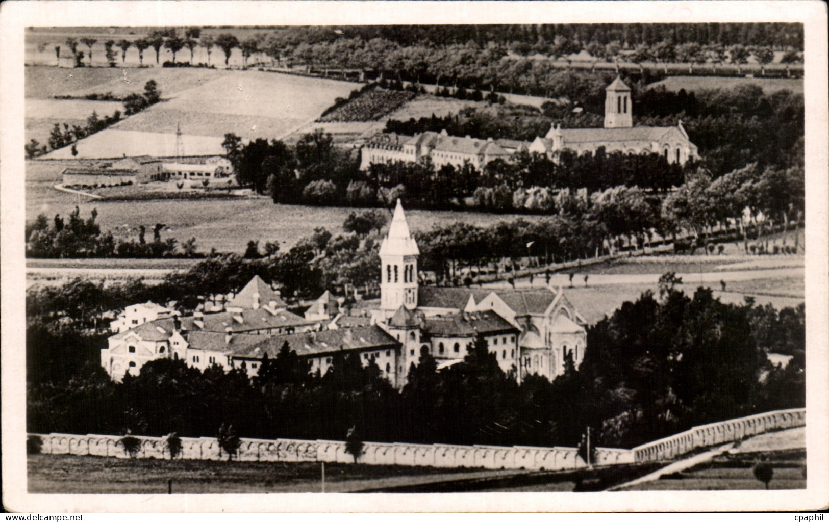 CPA Dourgne (Tarn) Vue Telephotographique des Monasteres prise de la route d'Arfons