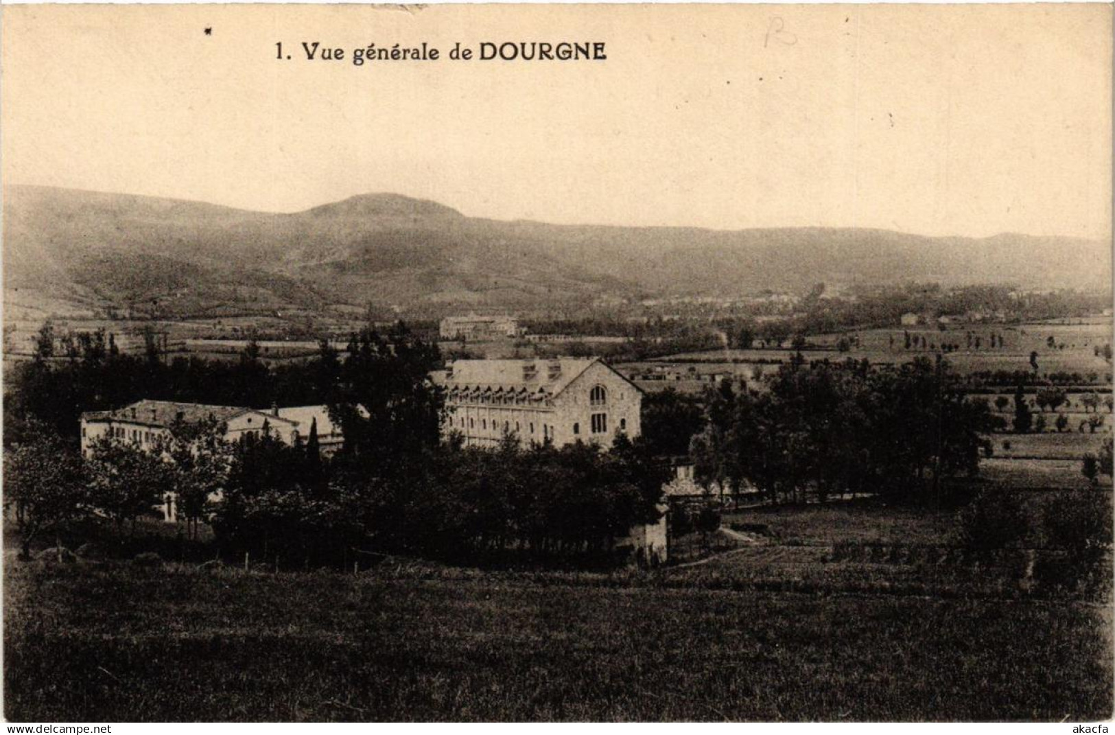 CPA DOURGNE Vue générale (615112)