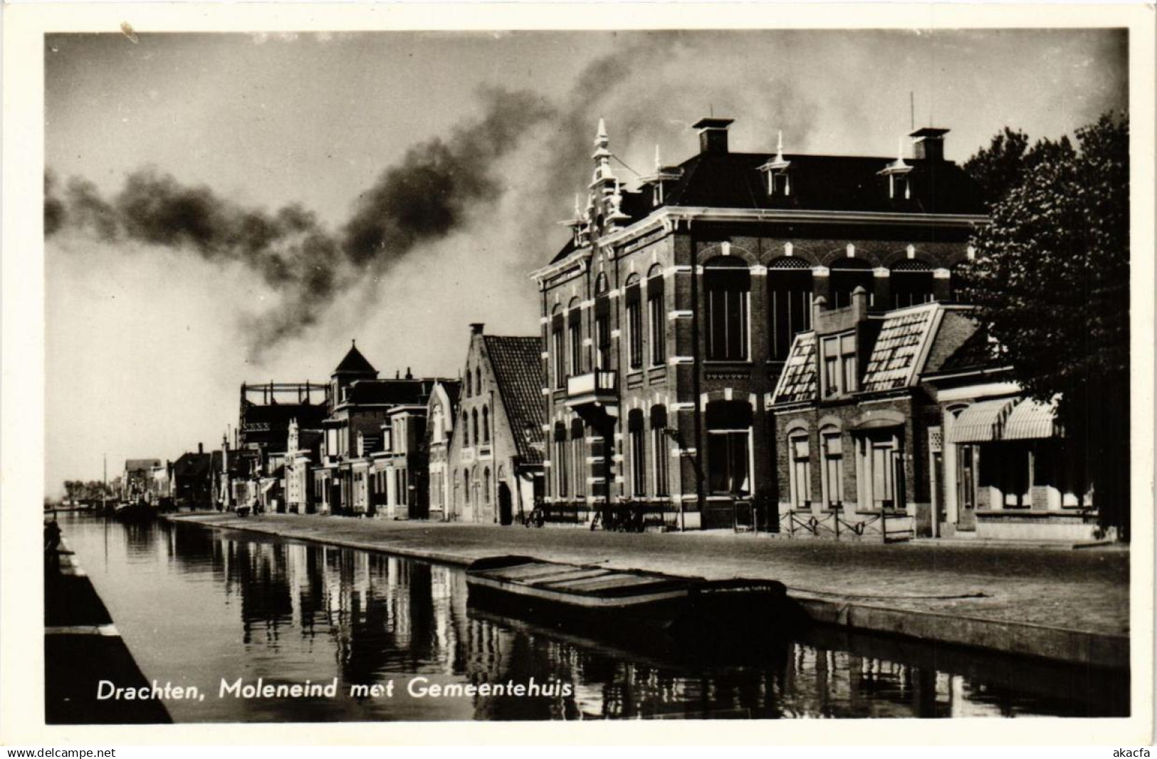 CPA Drachten Moleneind met Gemeentehuis NETHERLANDS (729021)