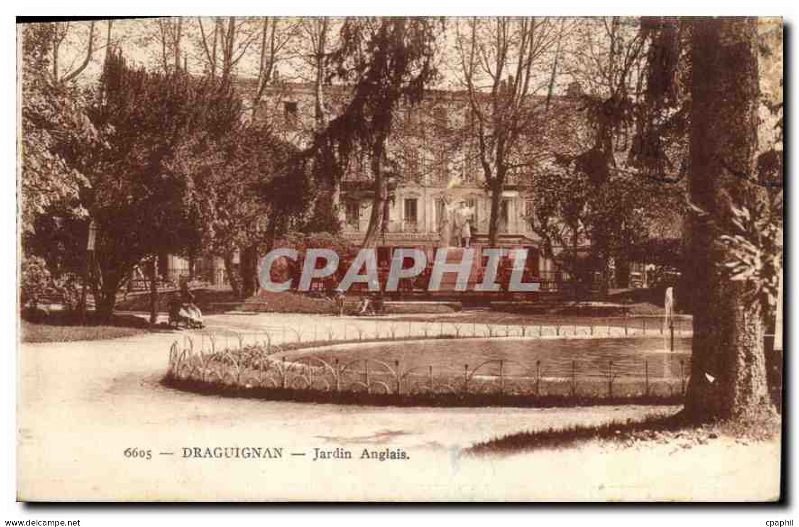 CPA Draguignan Jardin Anglais